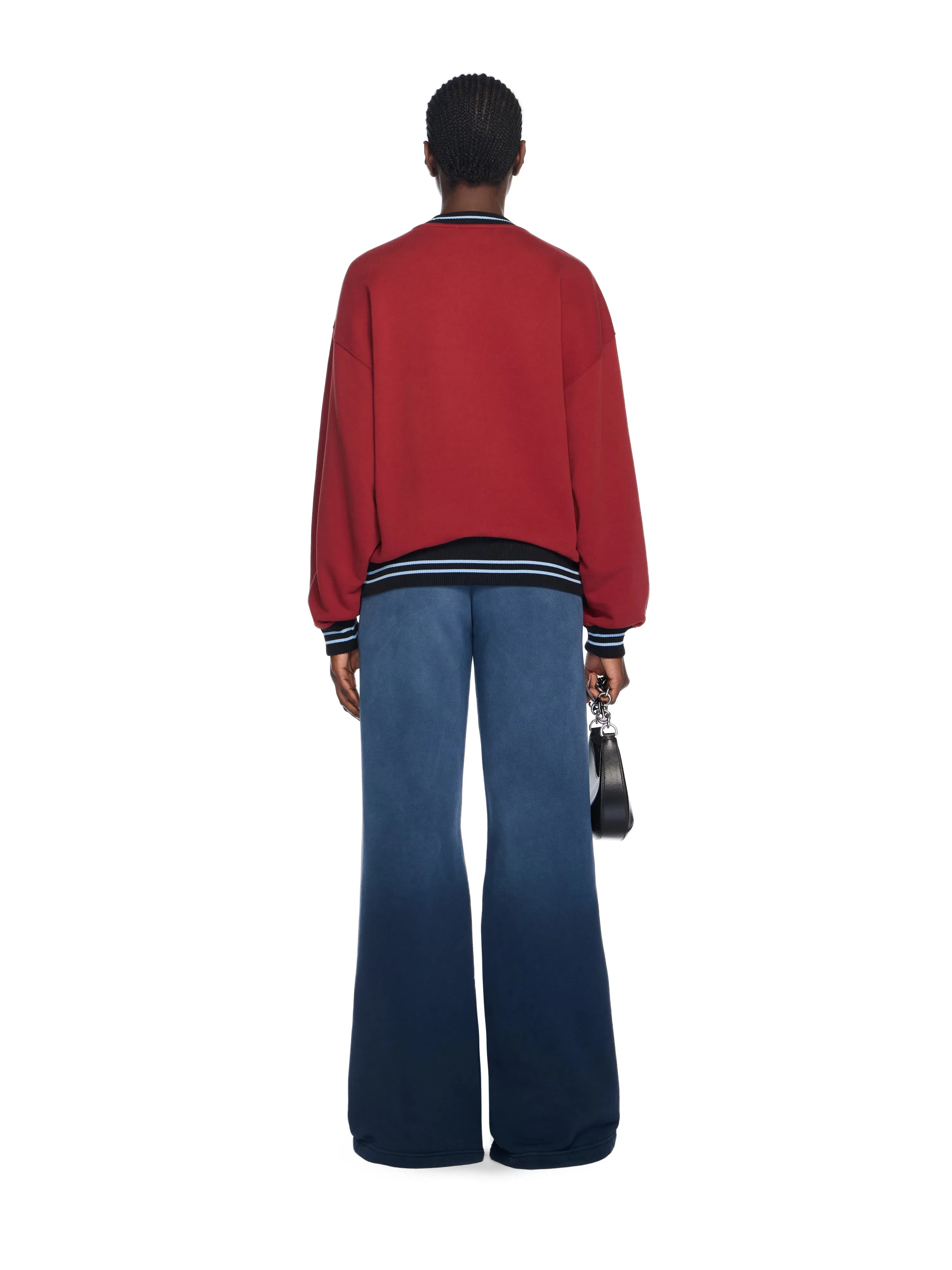 Off-White Sporty Over Crew Logo Sweatshirt