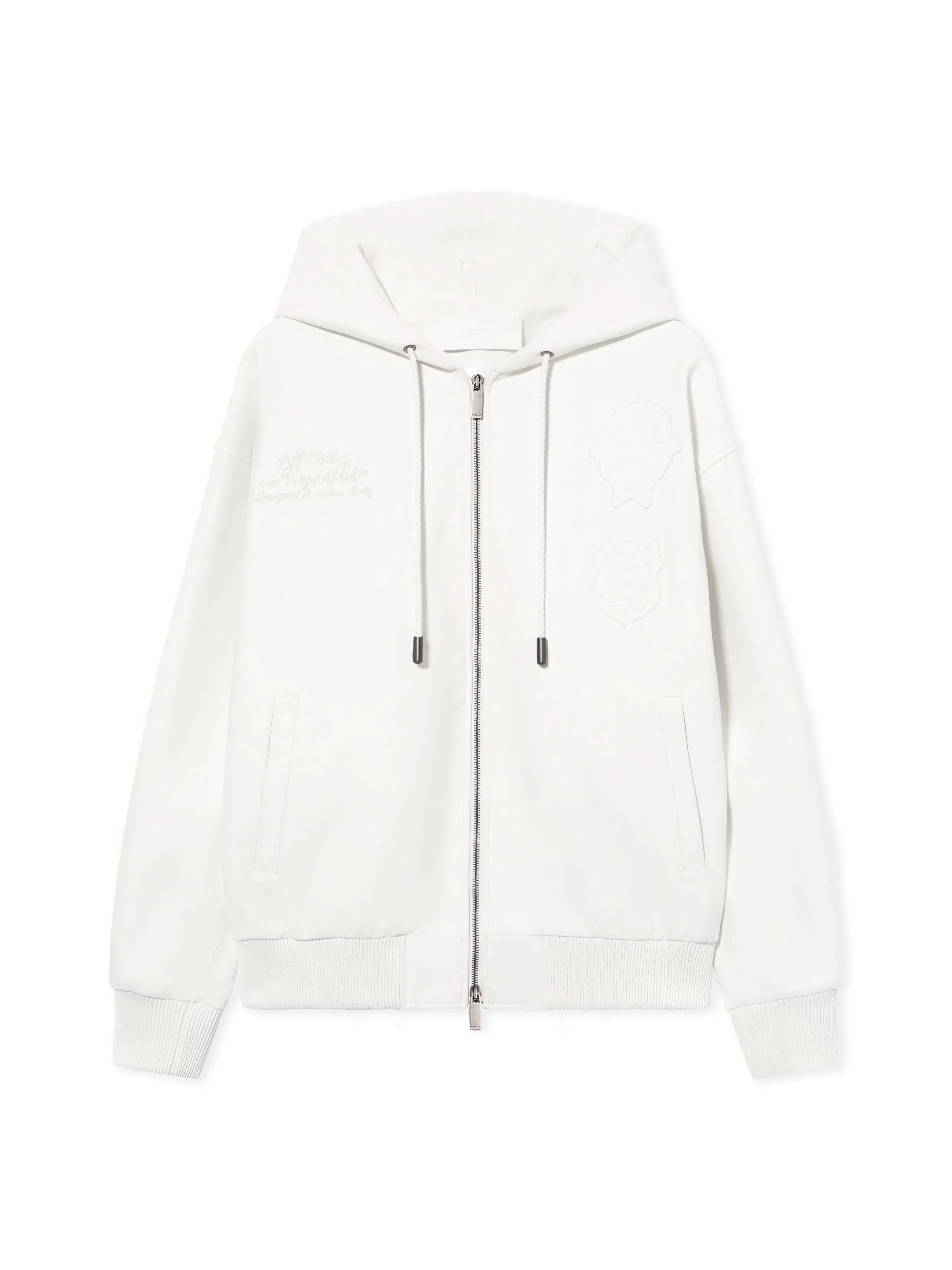 Off-White Royal Team Embroidery Zip Hoodie