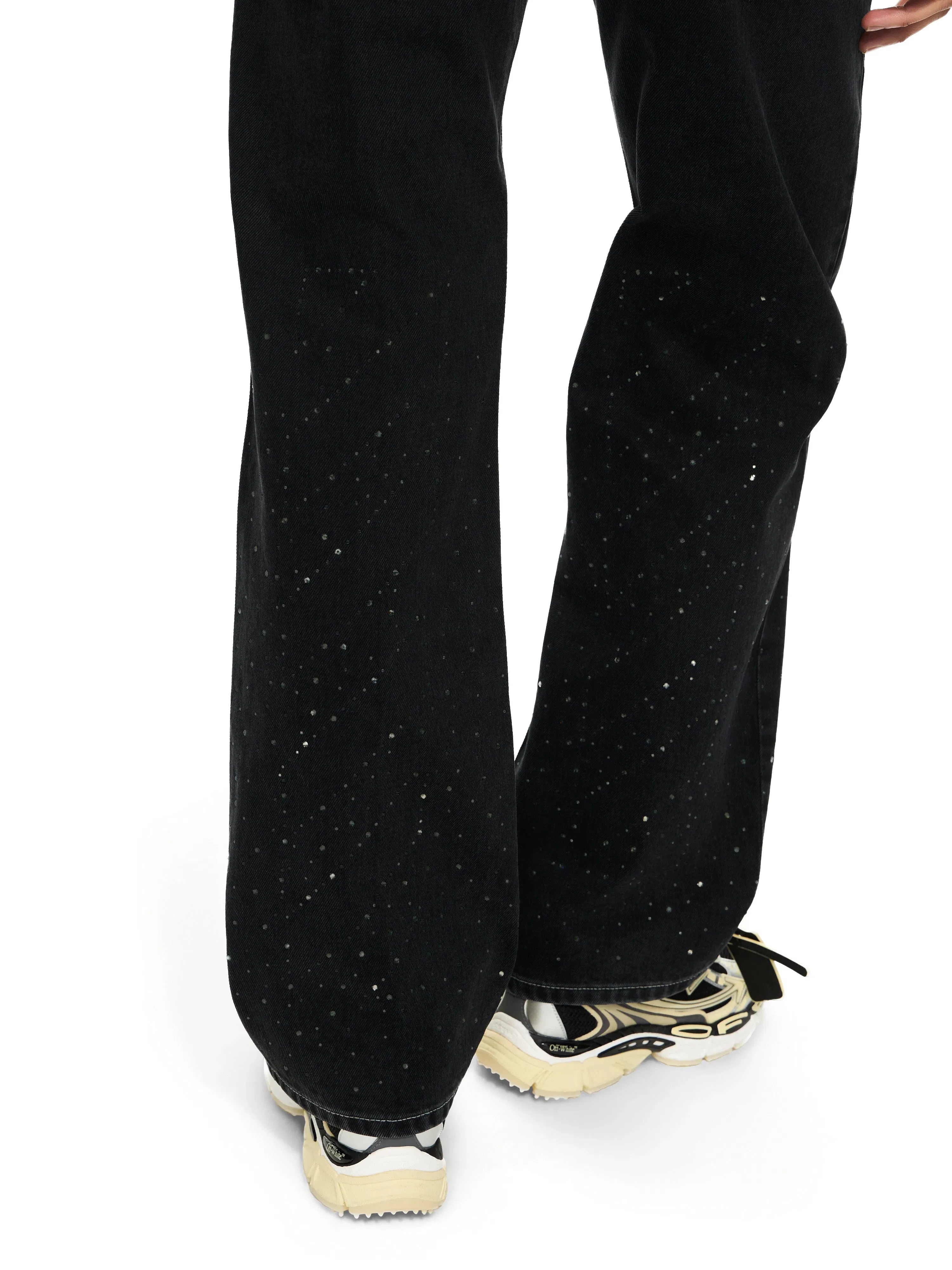 Off-White Ow X Swarovski Denim Susy Pants