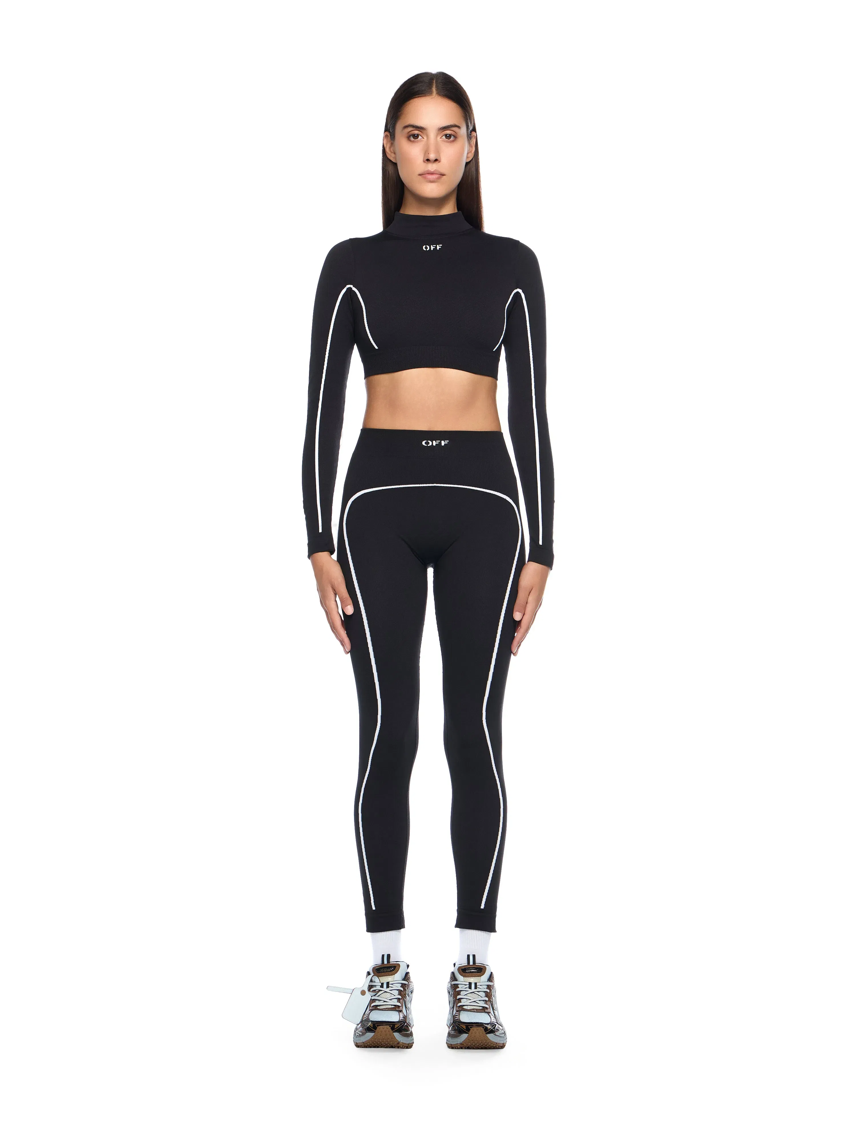Off-White Off Stamp Seamless Crop Top