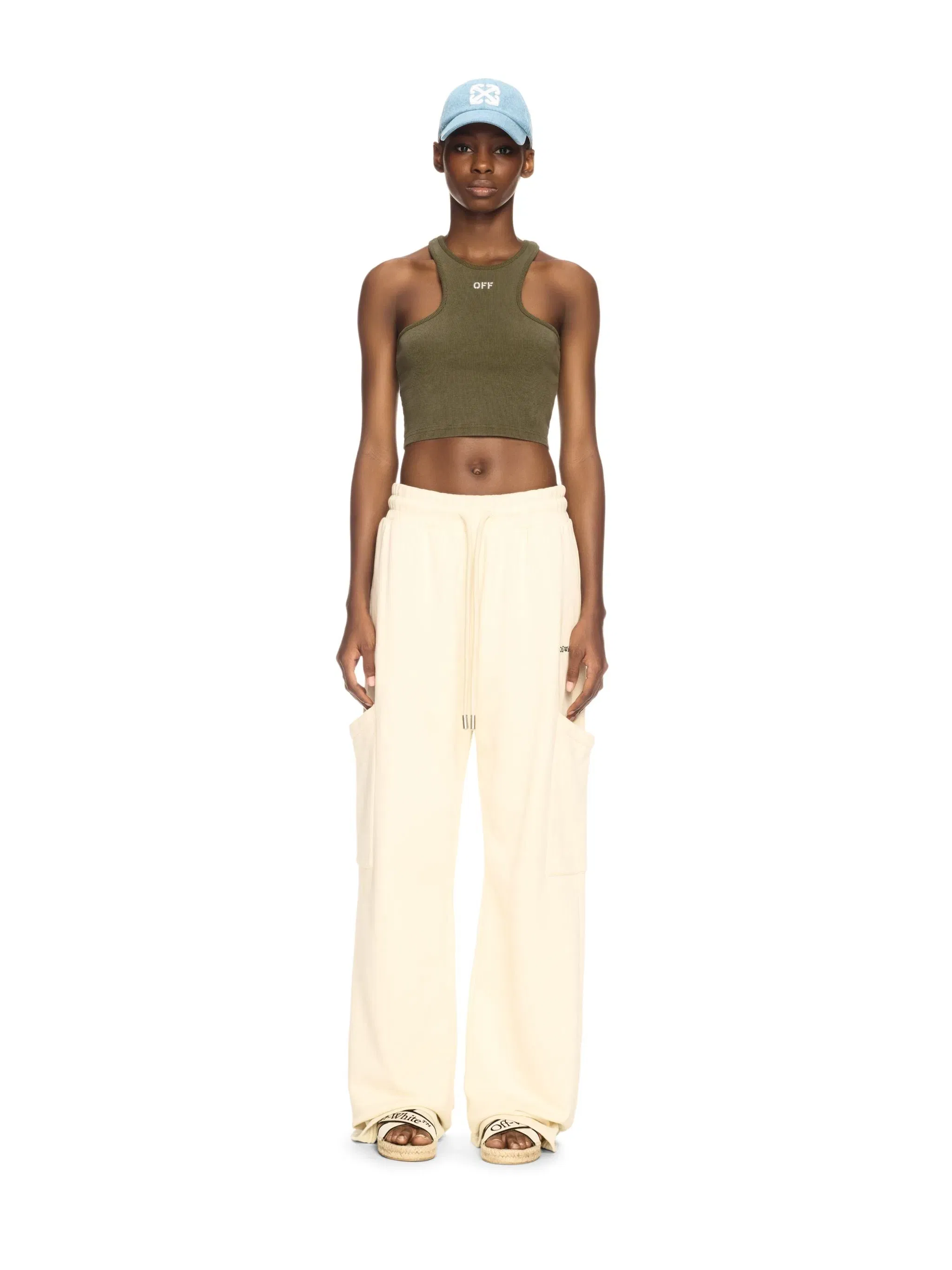 Off-White Off Stamp Rib Rowing Top
