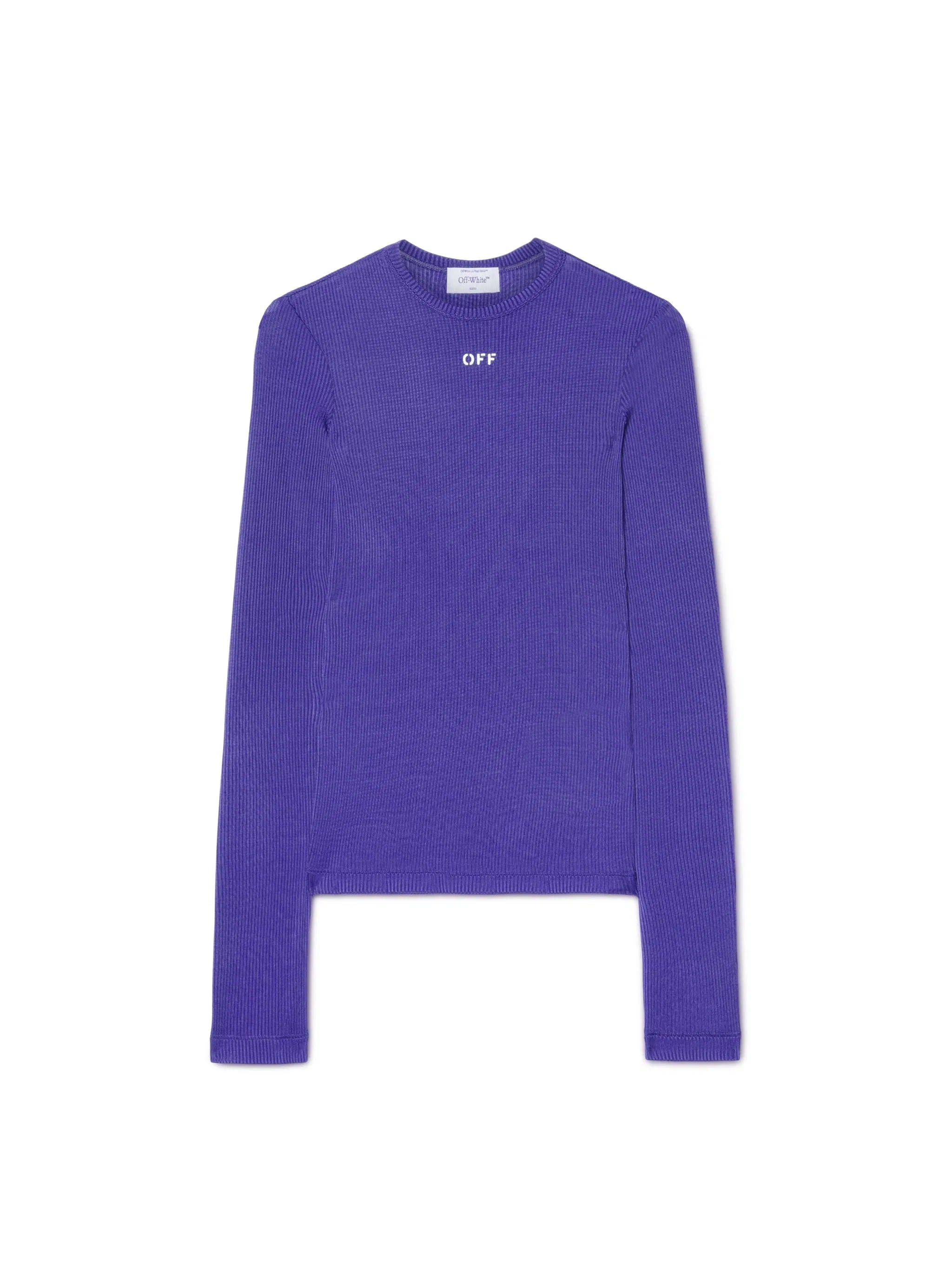 Off-White Off Stamp Light Rib Ls Crew
