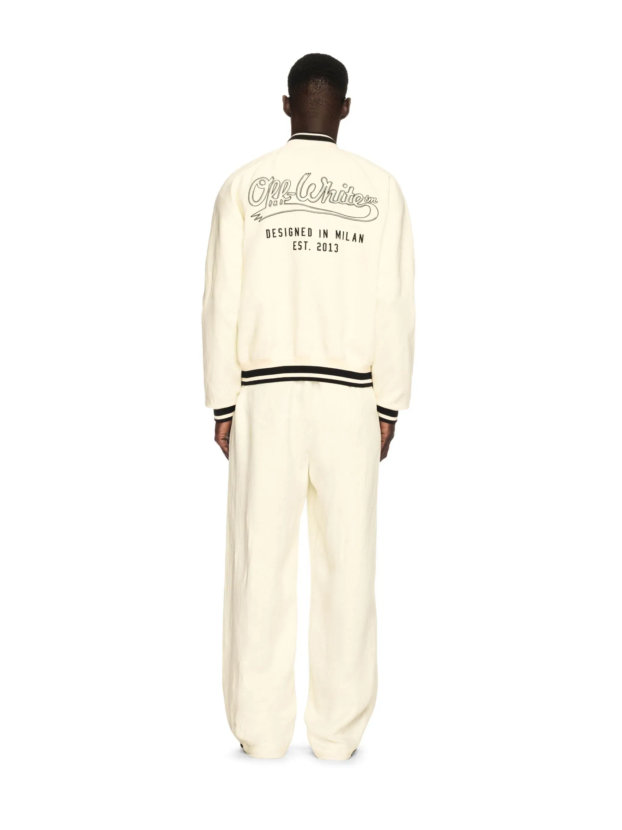 Off-White Off Italic Linen Souvenir Pan