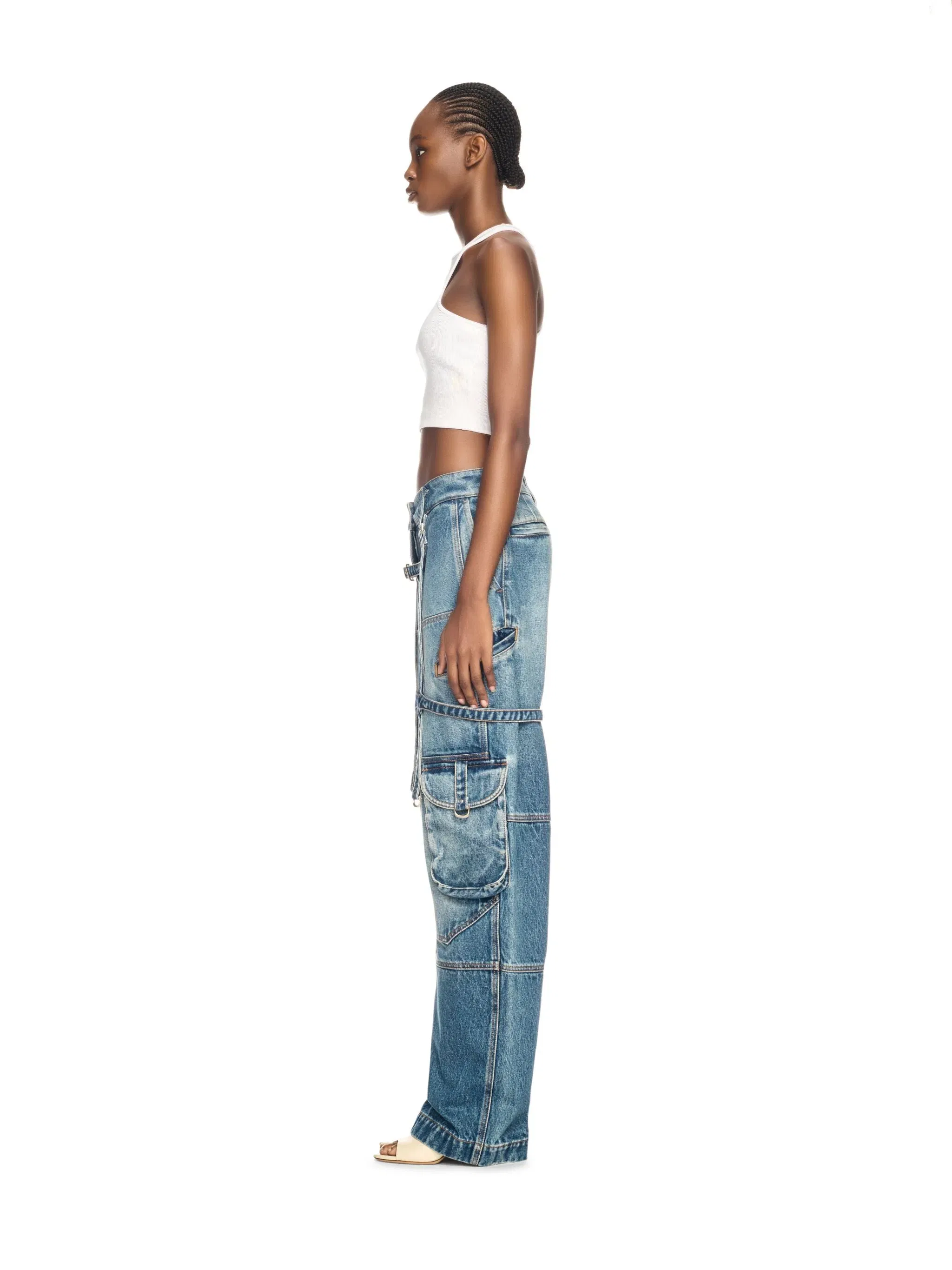Off-White Off Coated Rib Rowing Top