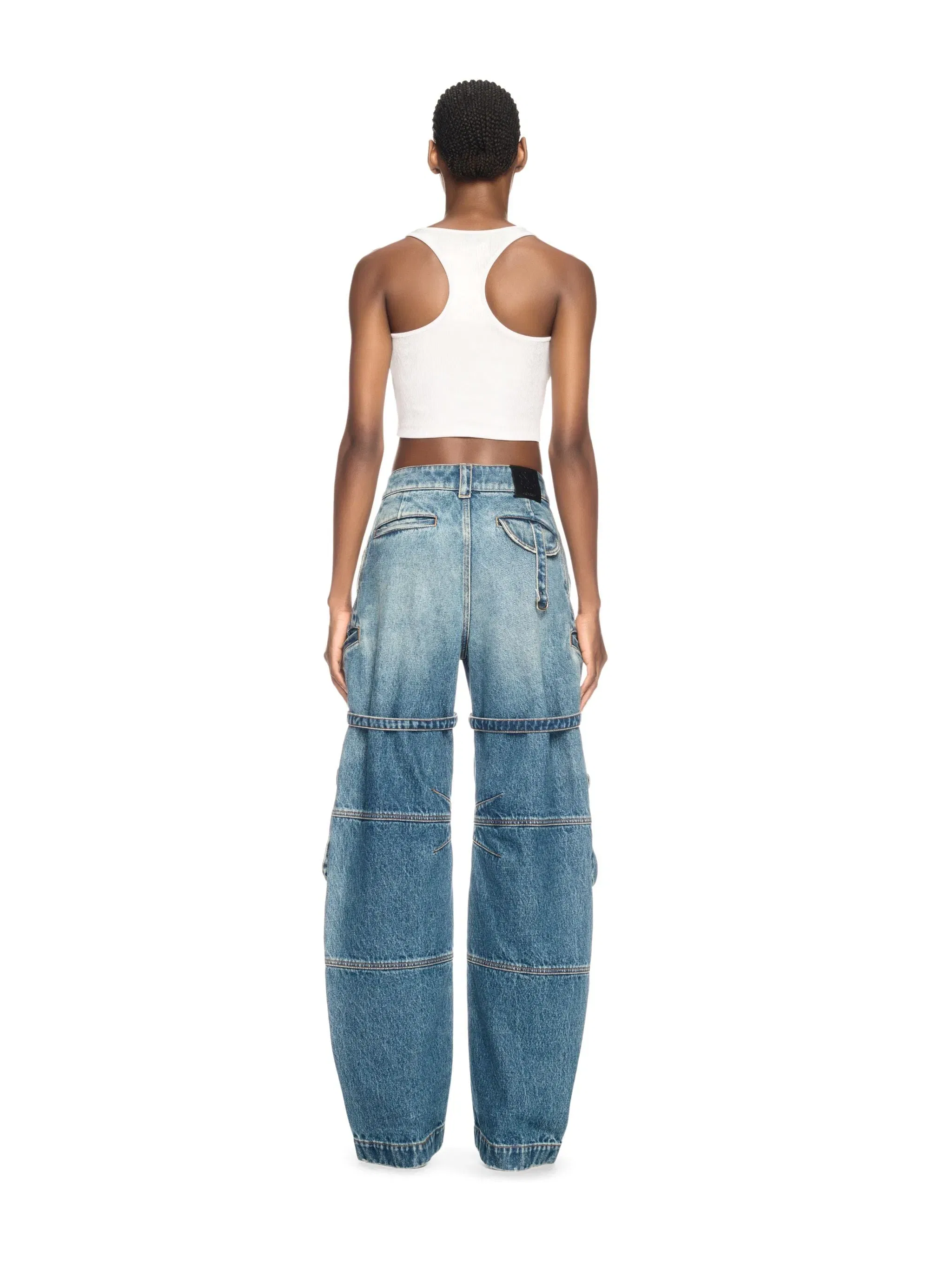 Off-White Off Coated Rib Rowing Top