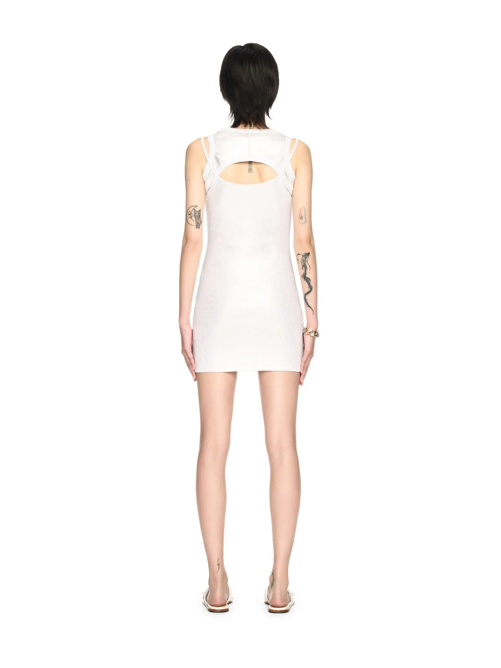 Off-White Off Coated Rib Cut Out Dre