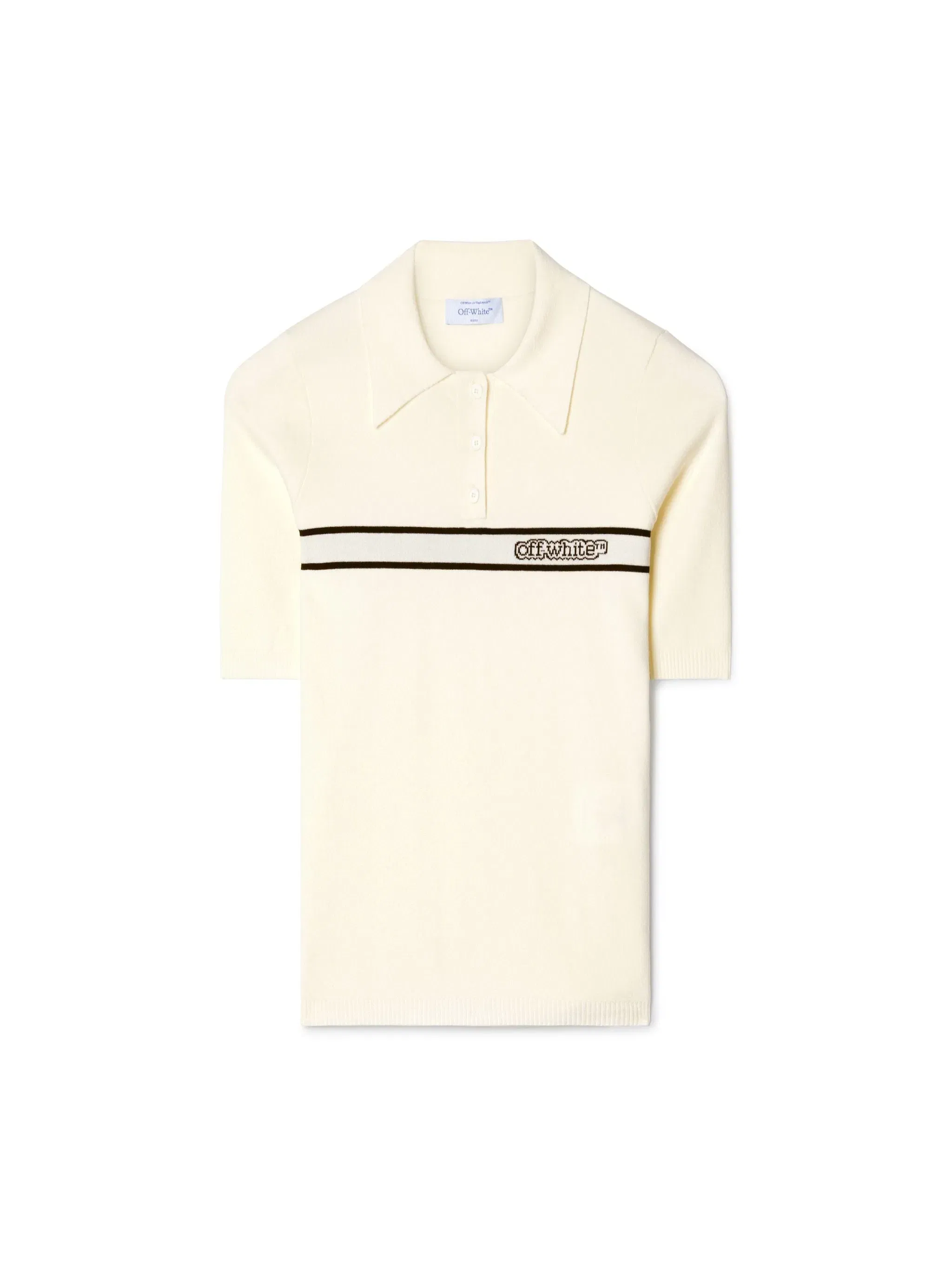 Off-White Logo Stripe Ss Polo