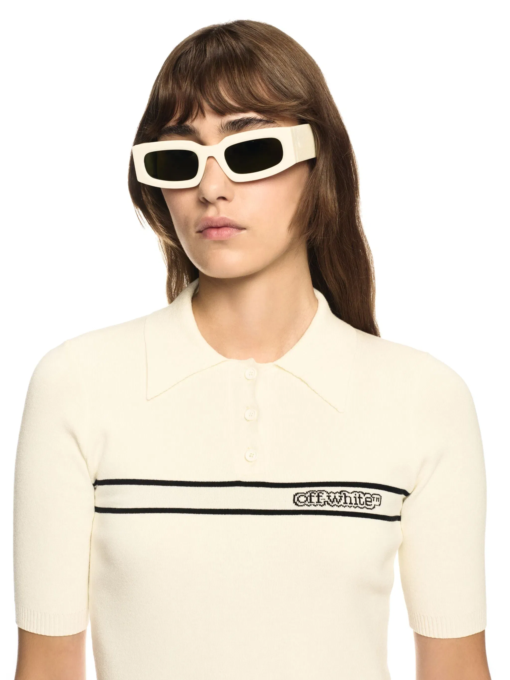Off-White Logo Stripe Ss Polo