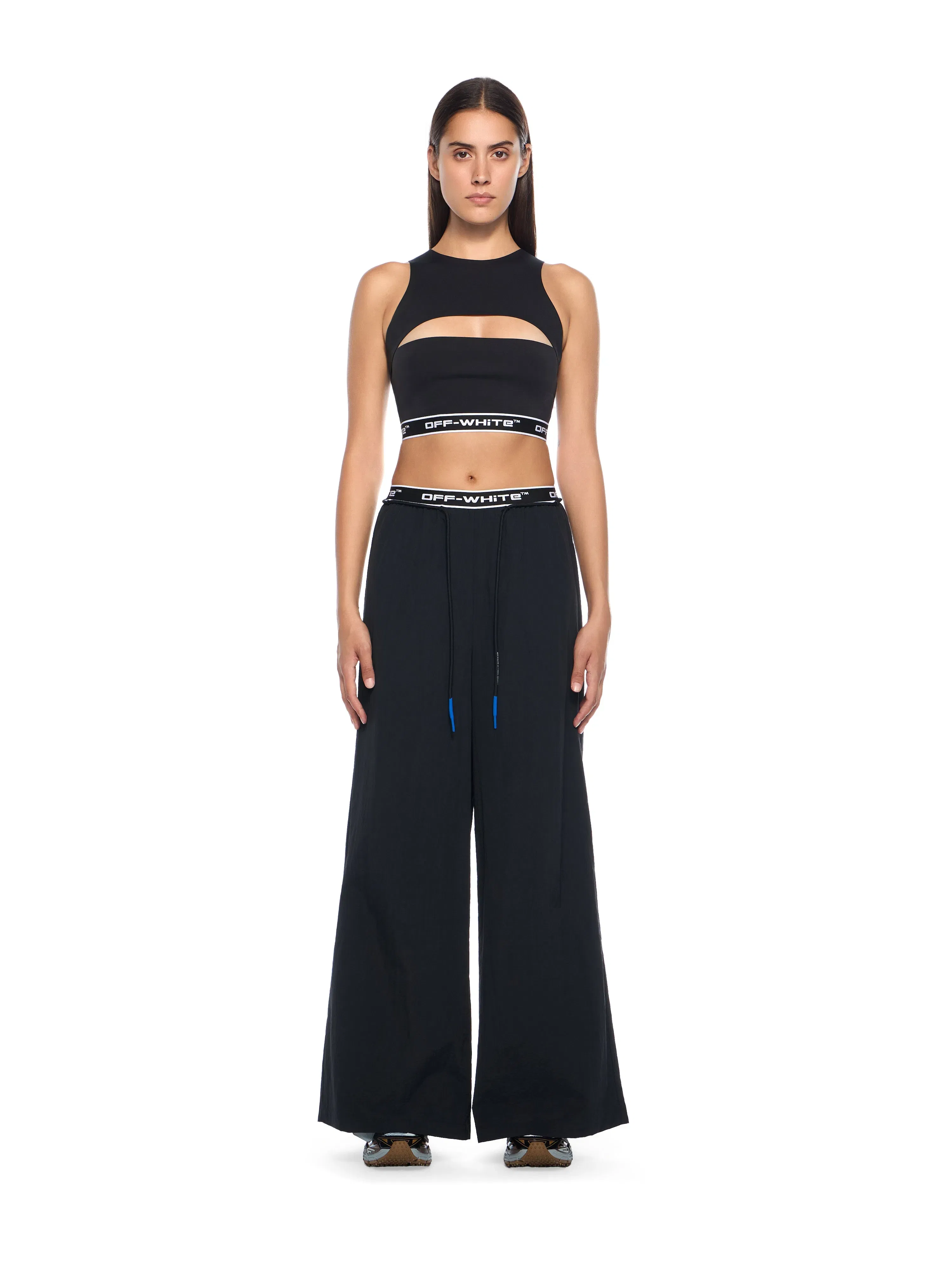 Off-White Logoband Wideleg Pants