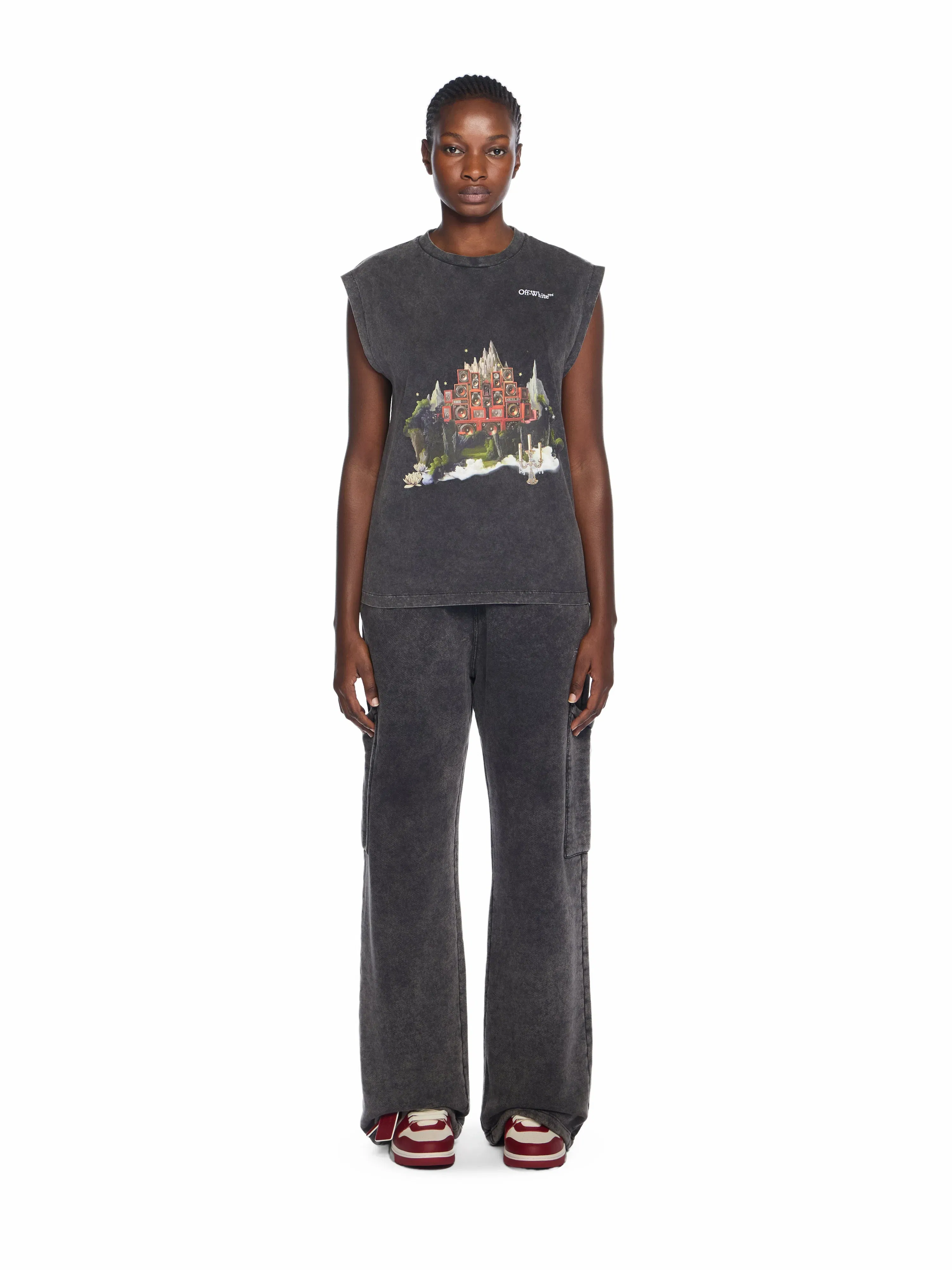 Off-White Landscape Arrow Tank Top