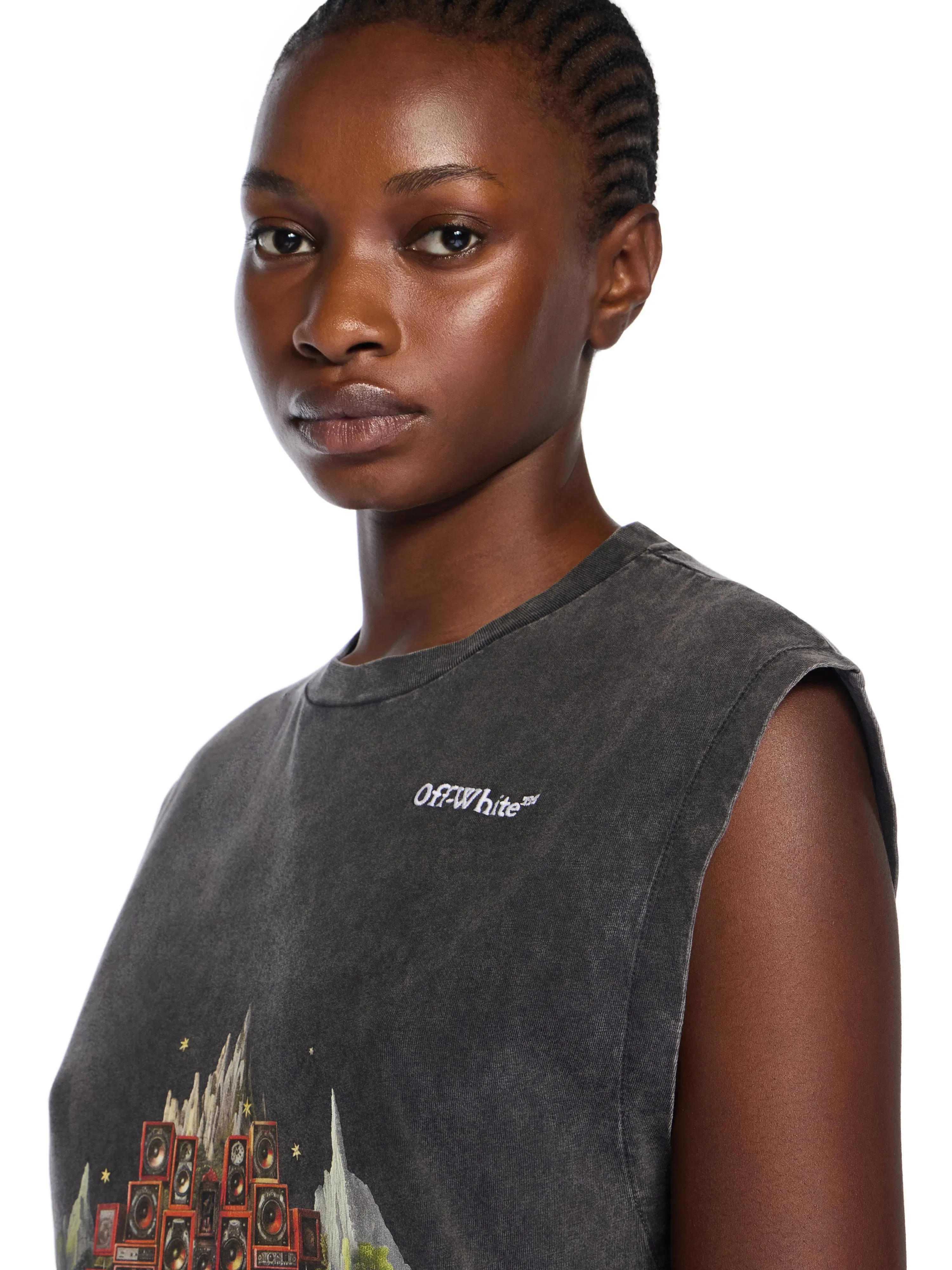 Off-White Landscape Arrow Tank Top