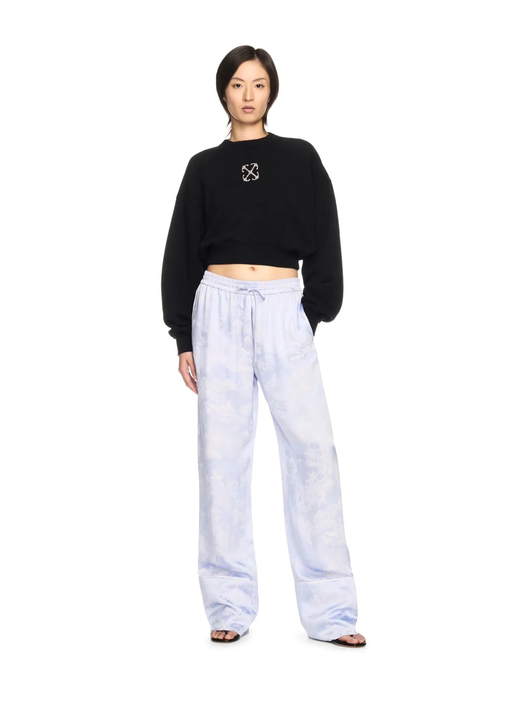 Off-White Jewel Mini Arrow Crop Crew