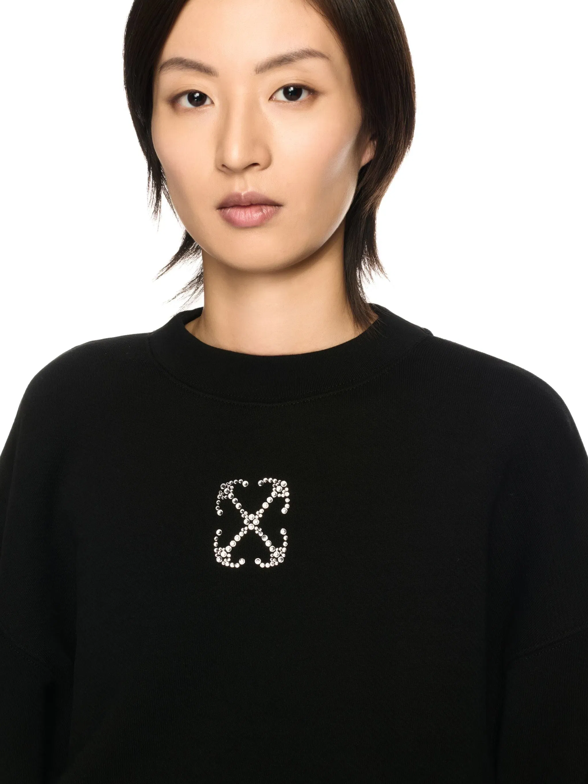 Off-White Jewel Mini Arrow Crop Crew