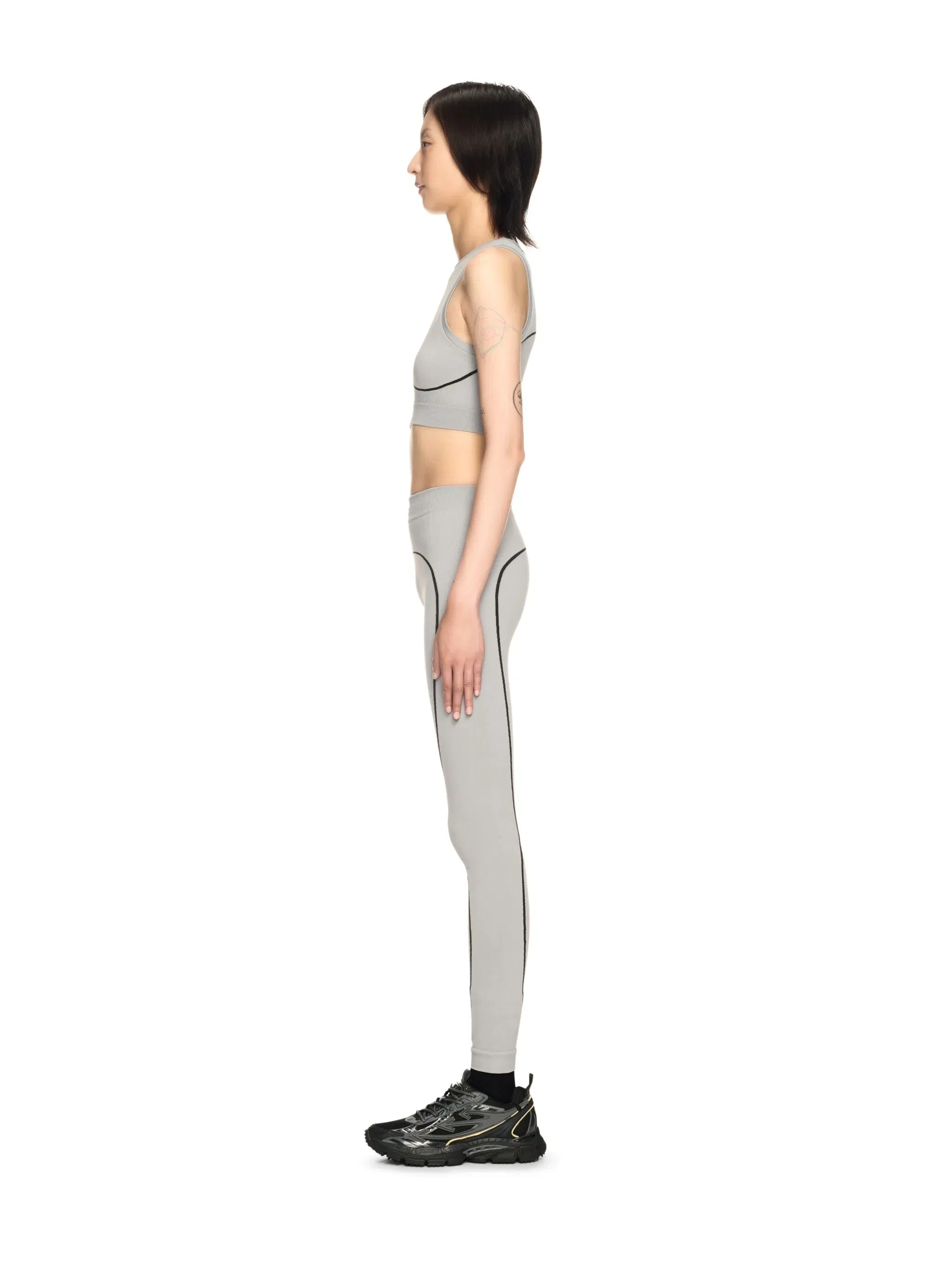 Off-White Gray Stamp Seamless Leggings