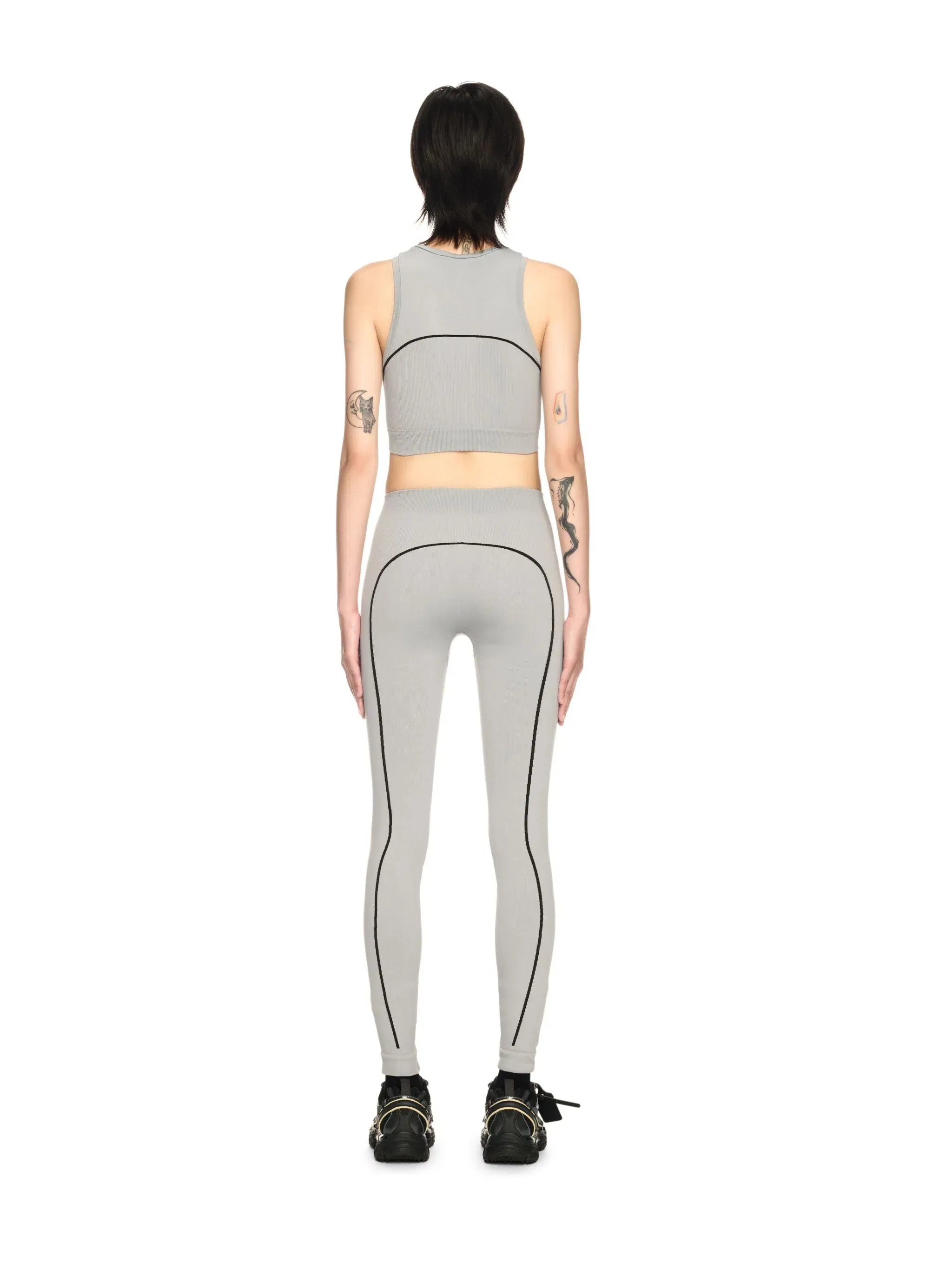 Off-White Gray Stamp Seamless Leggings