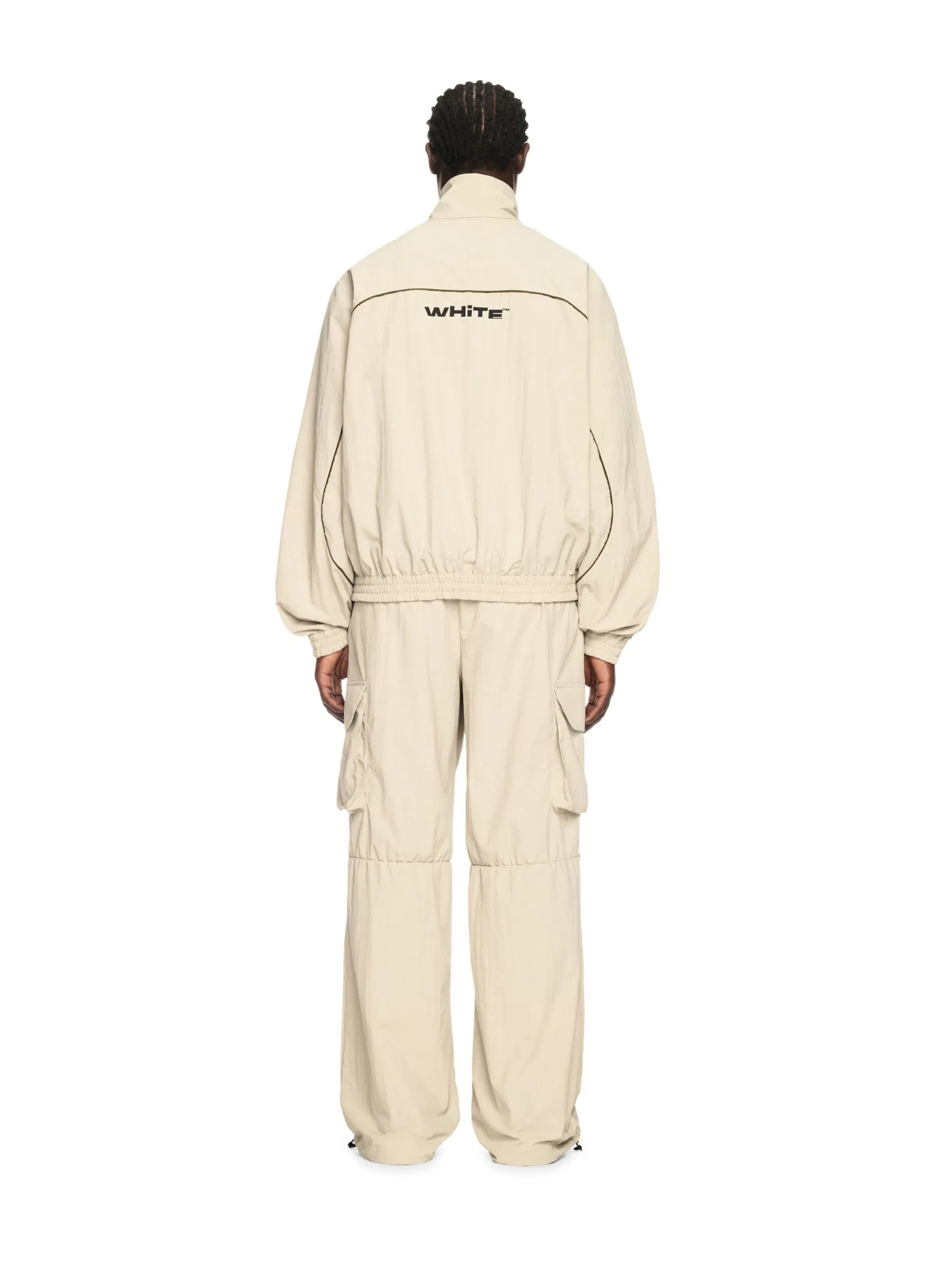 Off-White Gray Off Split Track Pants
