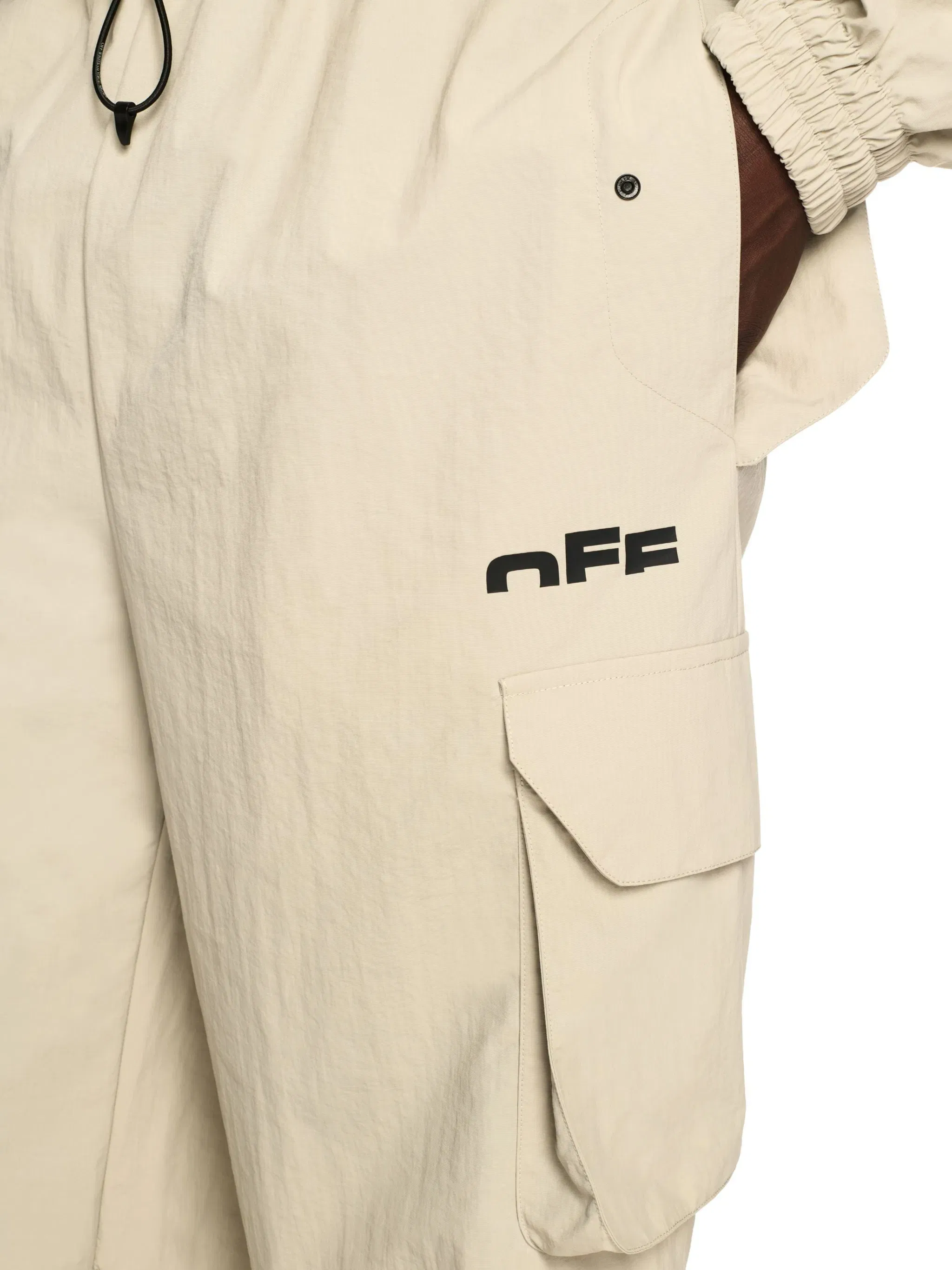Off-White Gray Off Split Track Pants