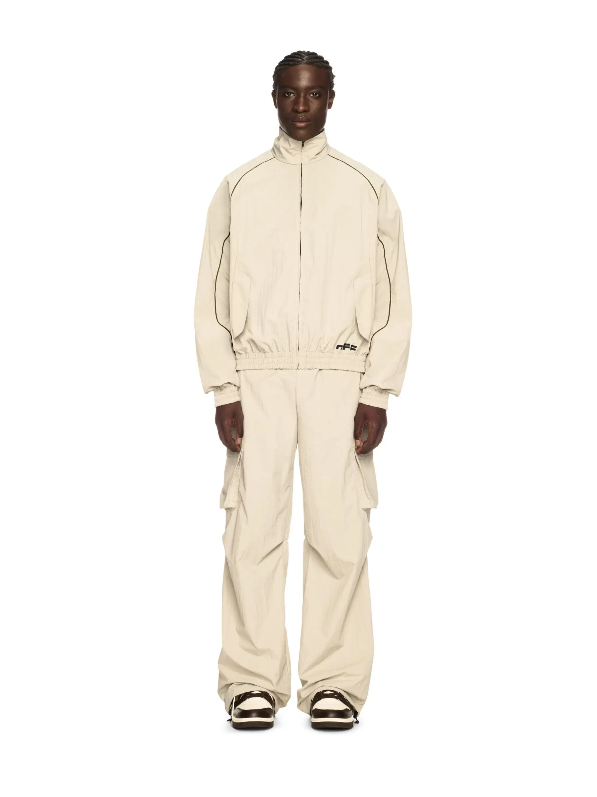Off-White Gray Off Split Track Jacket