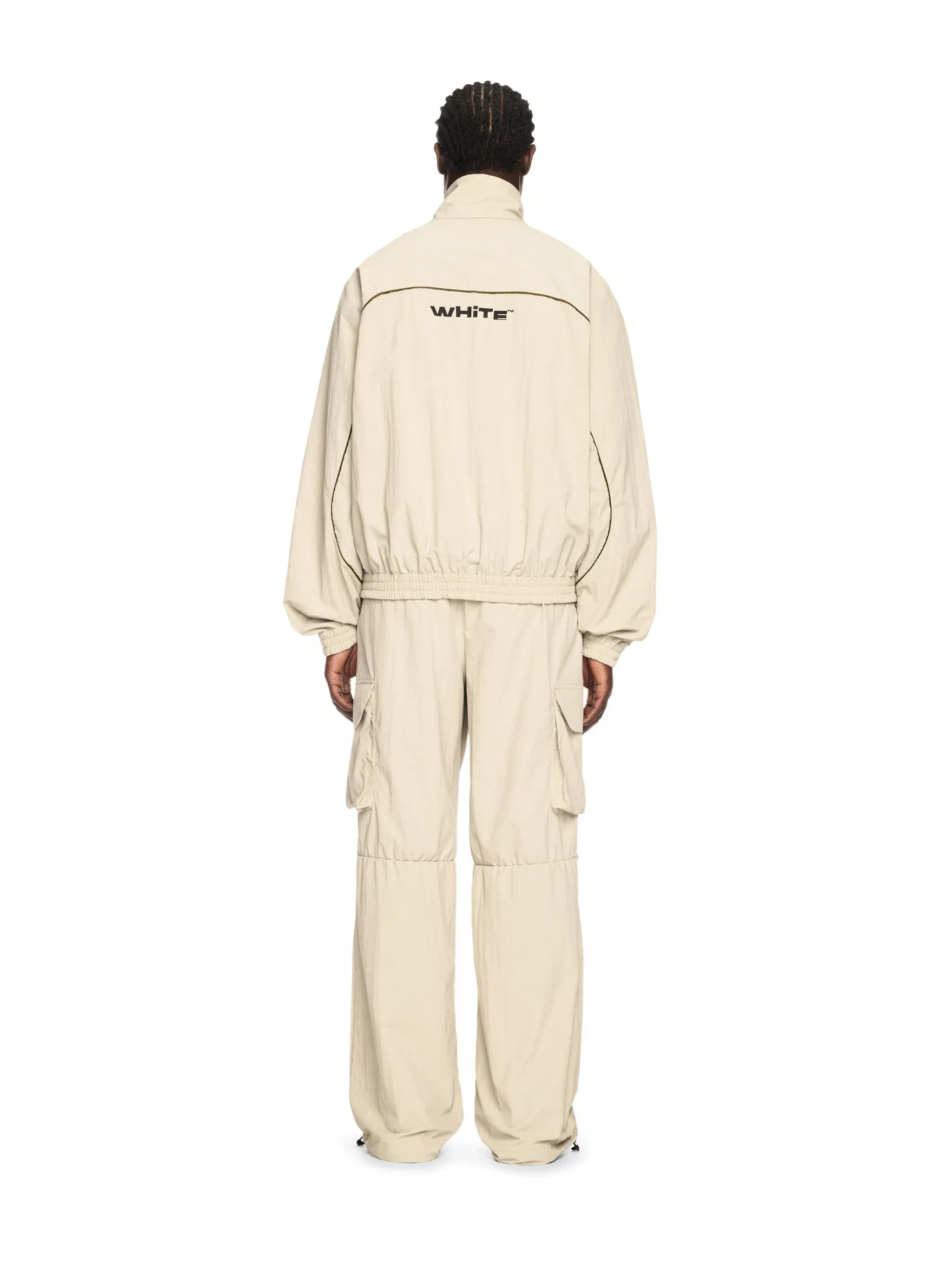 Off-White Gray Off Split Track Jacket