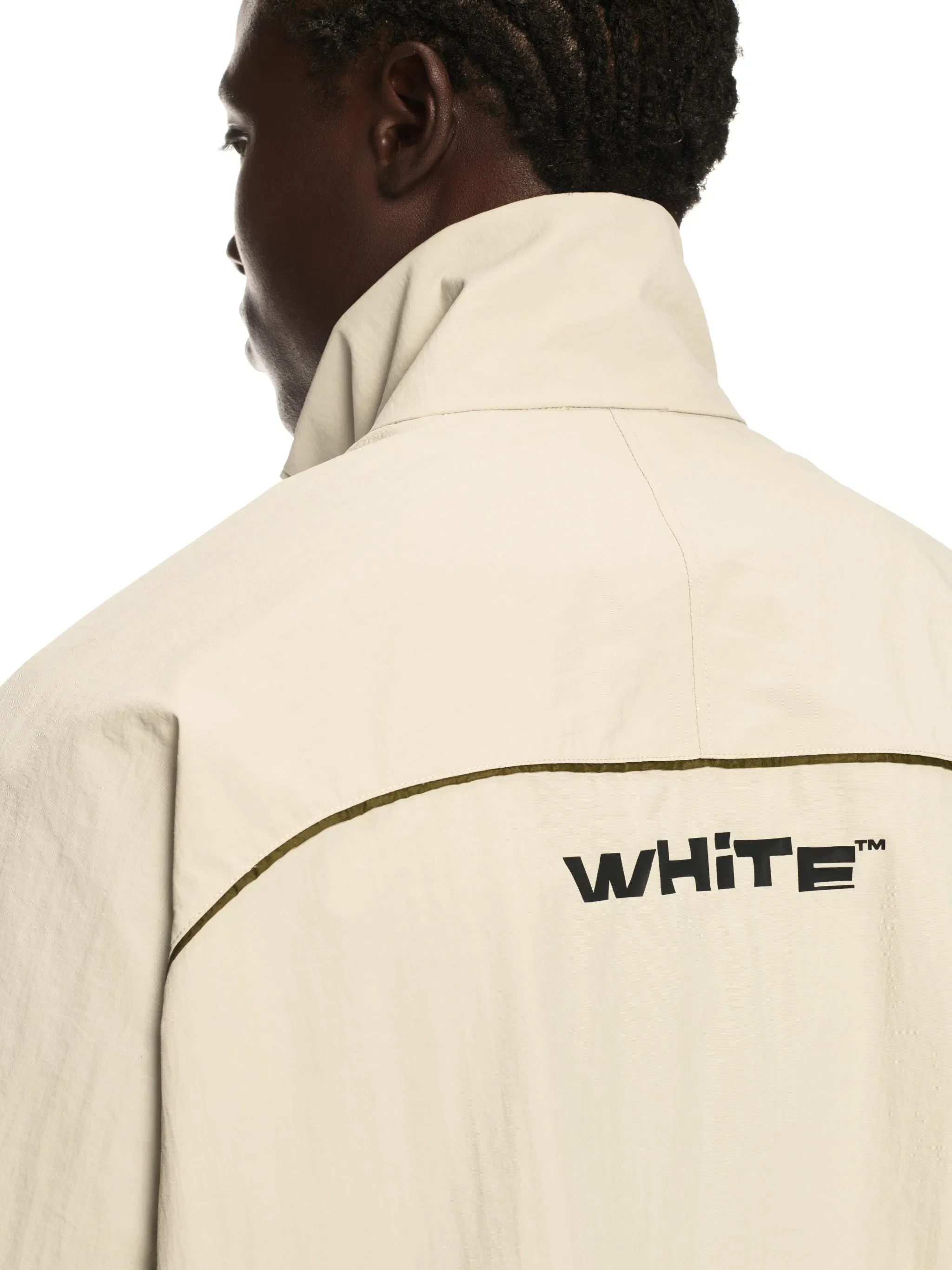 Off-White Gray Off Split Track Jacket