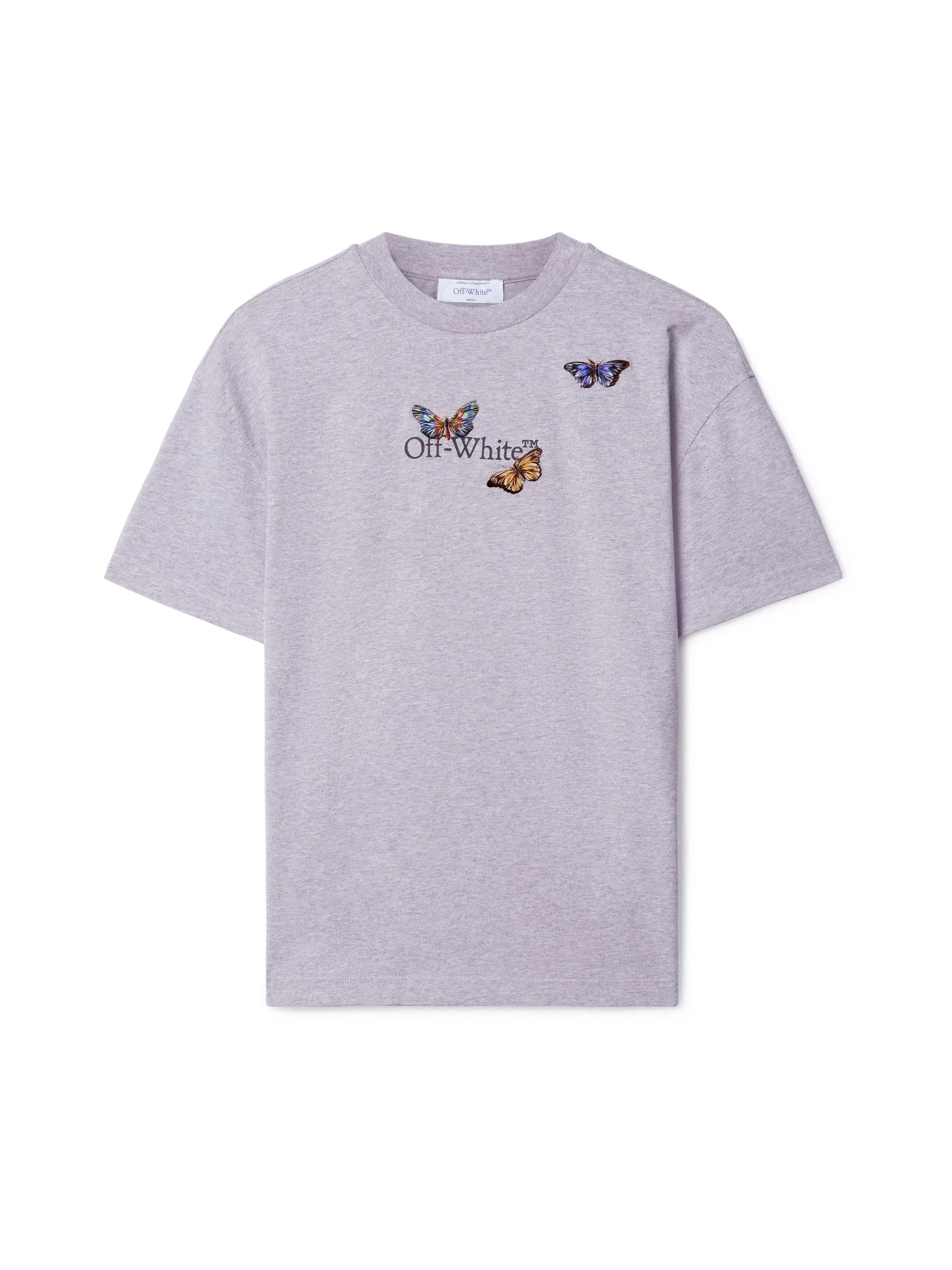 Off-White Gray Bookish Butterfly Tshirt