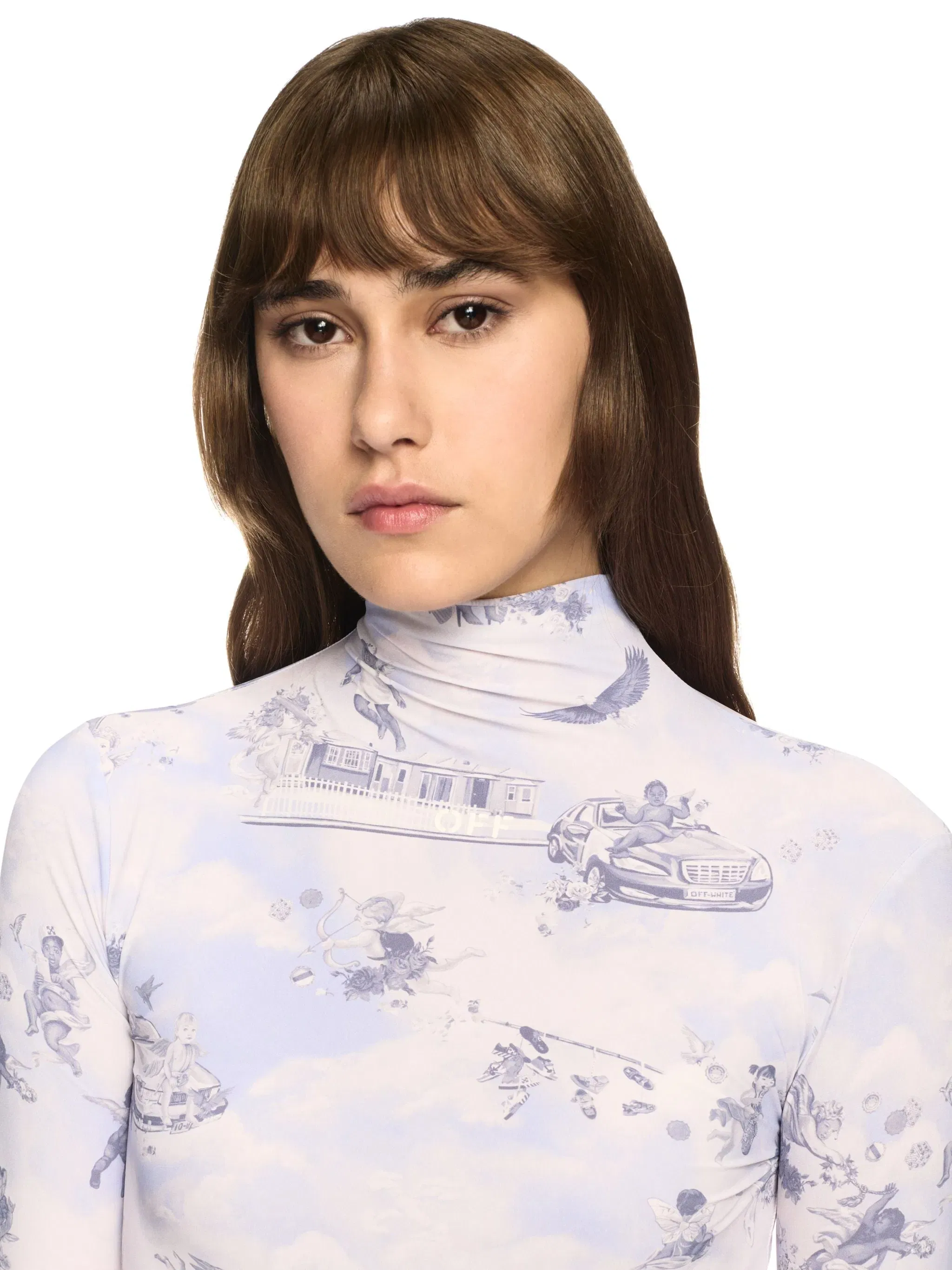 Off-White Fresco Sec Skin Short Dress