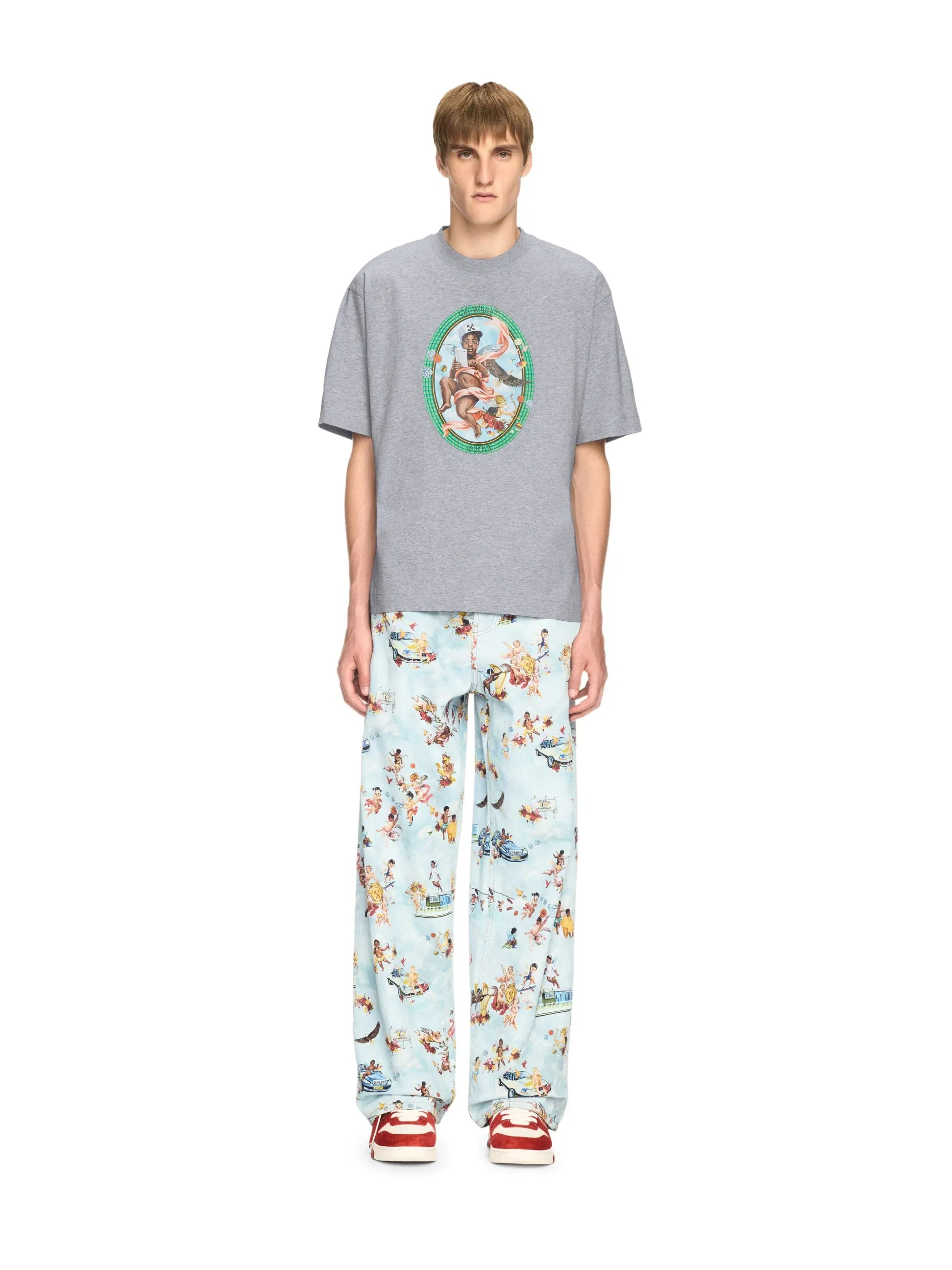 Off-White Fresco Oval Skate Ss Tee