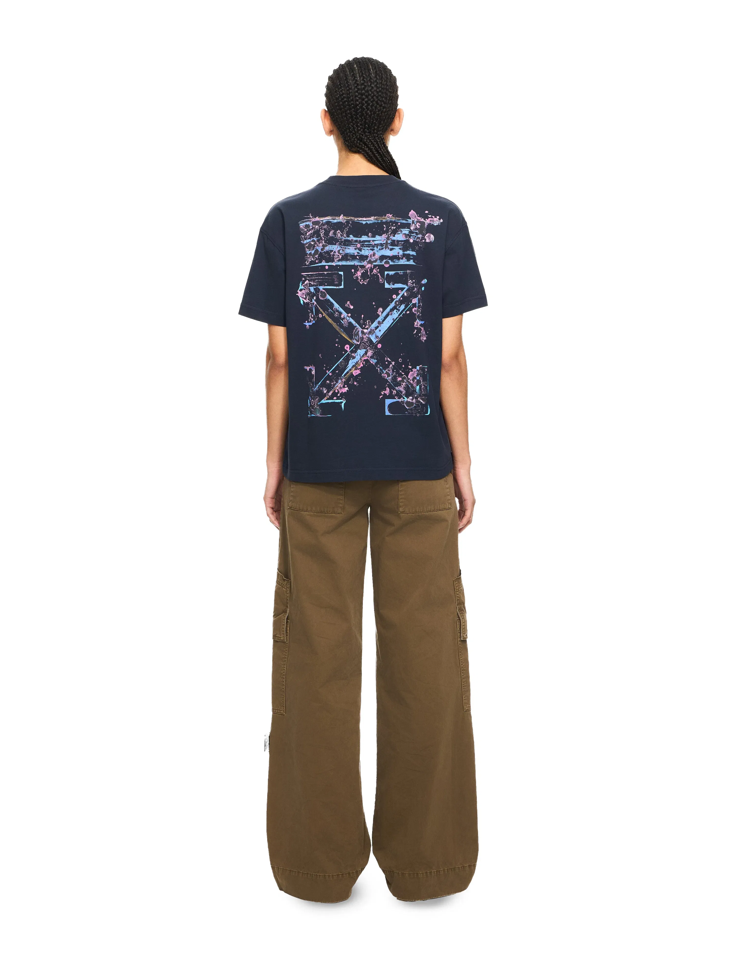 Off-White Dripped Watercolor Arrow Tshirt