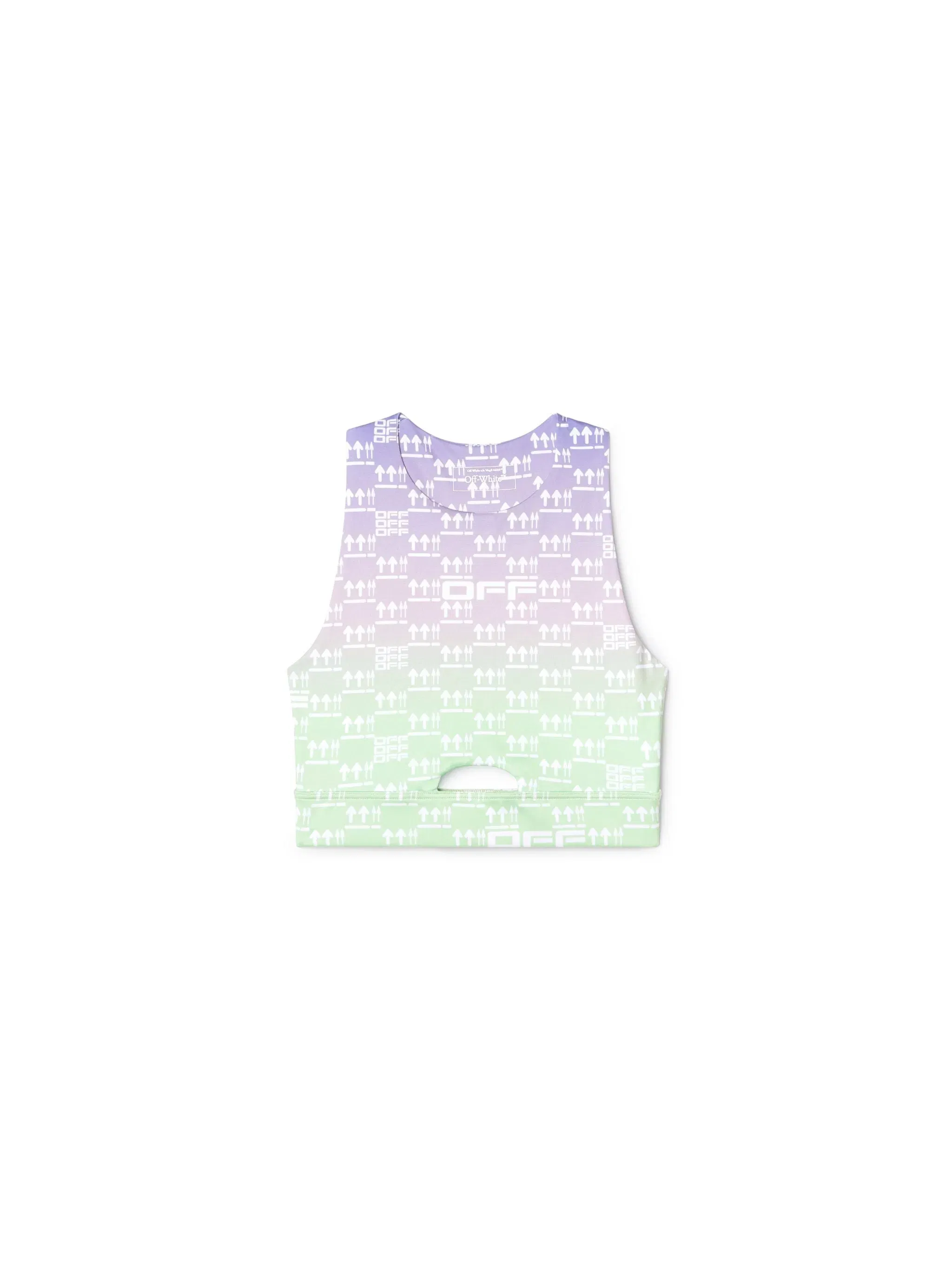Off-White Double Arrows Aop Cutout Bra