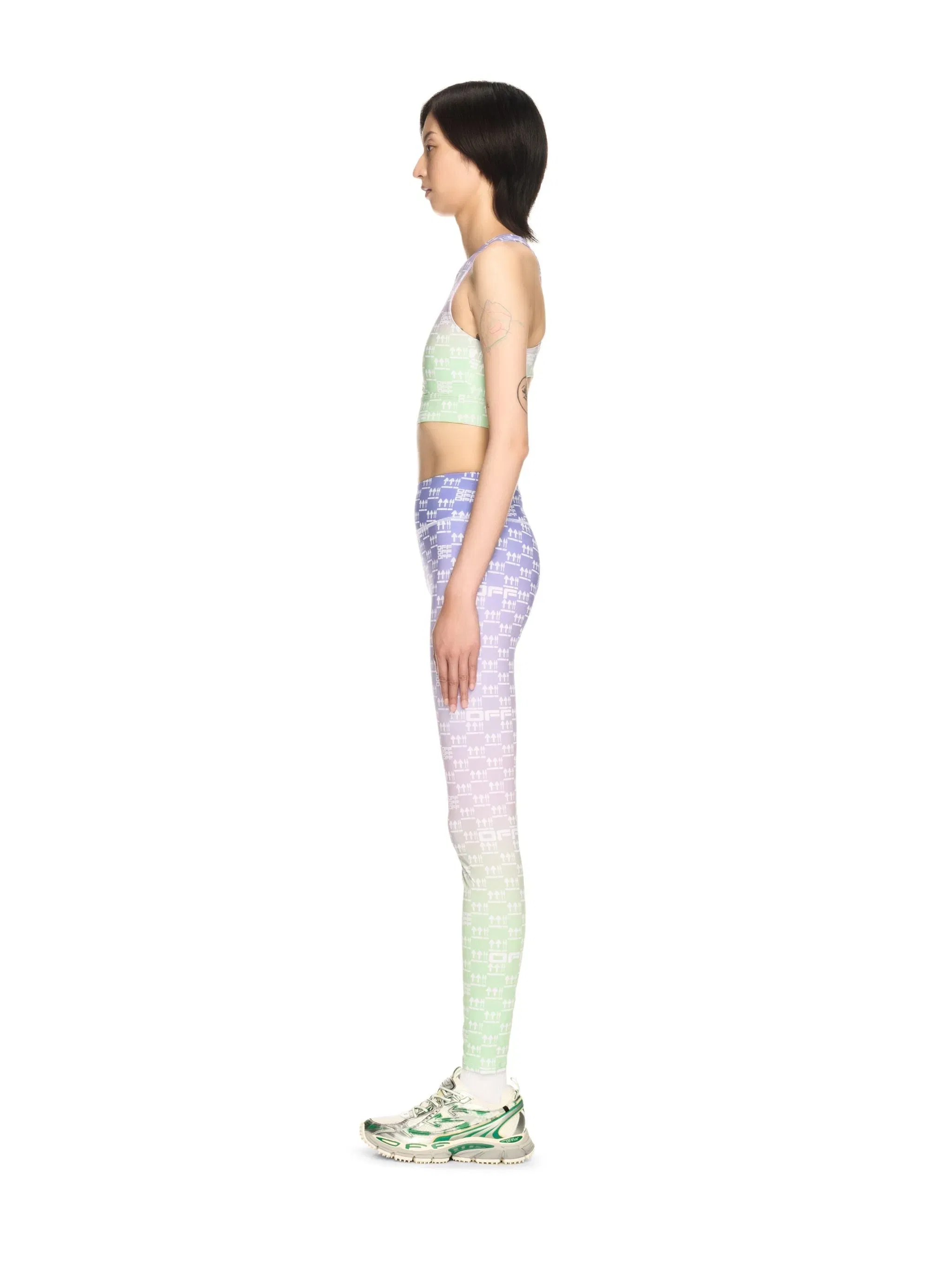 Off-White Double Arrows Aop Cutout Bra