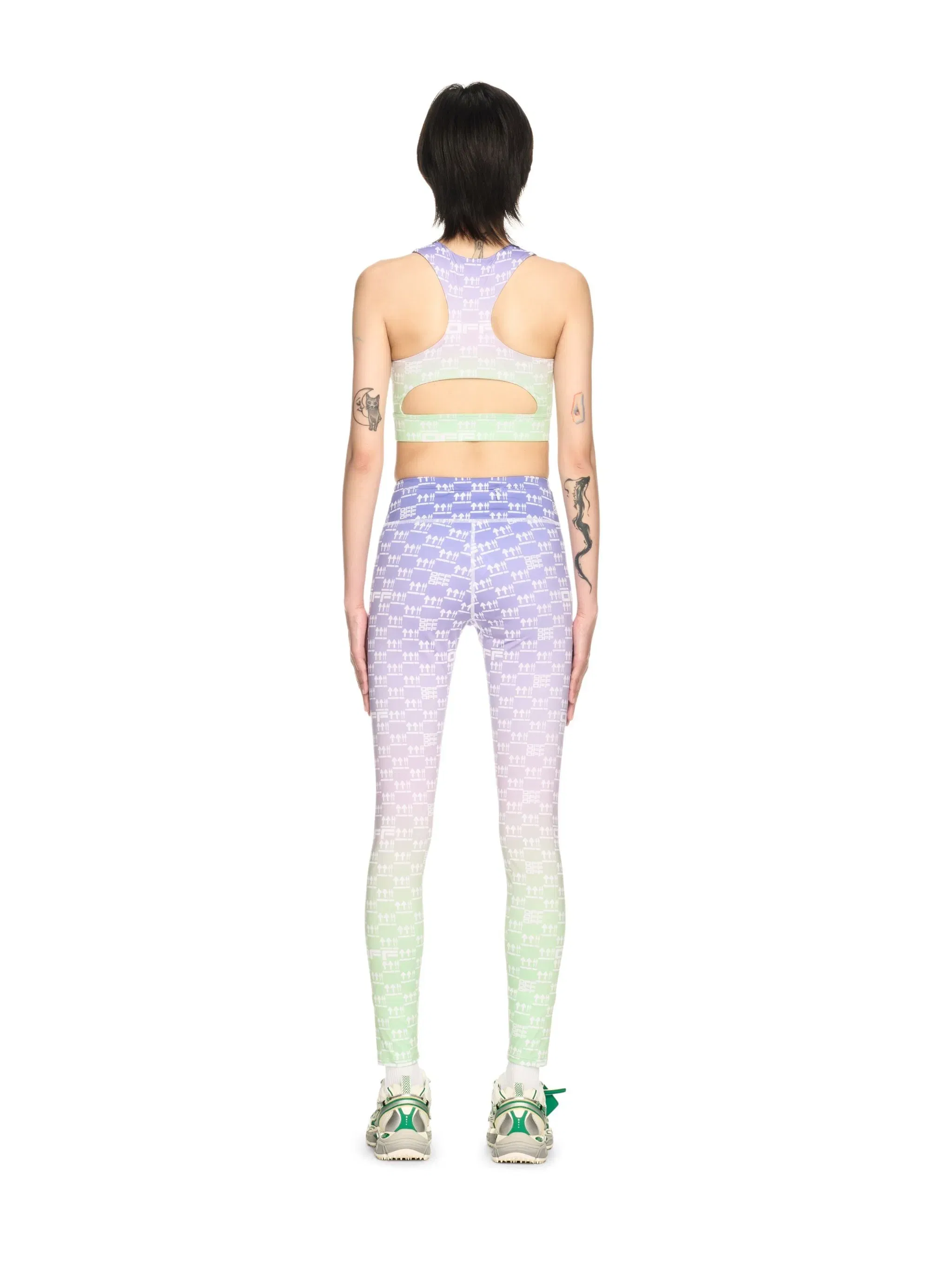 Off-White Double Arrows Aop Cutout Bra