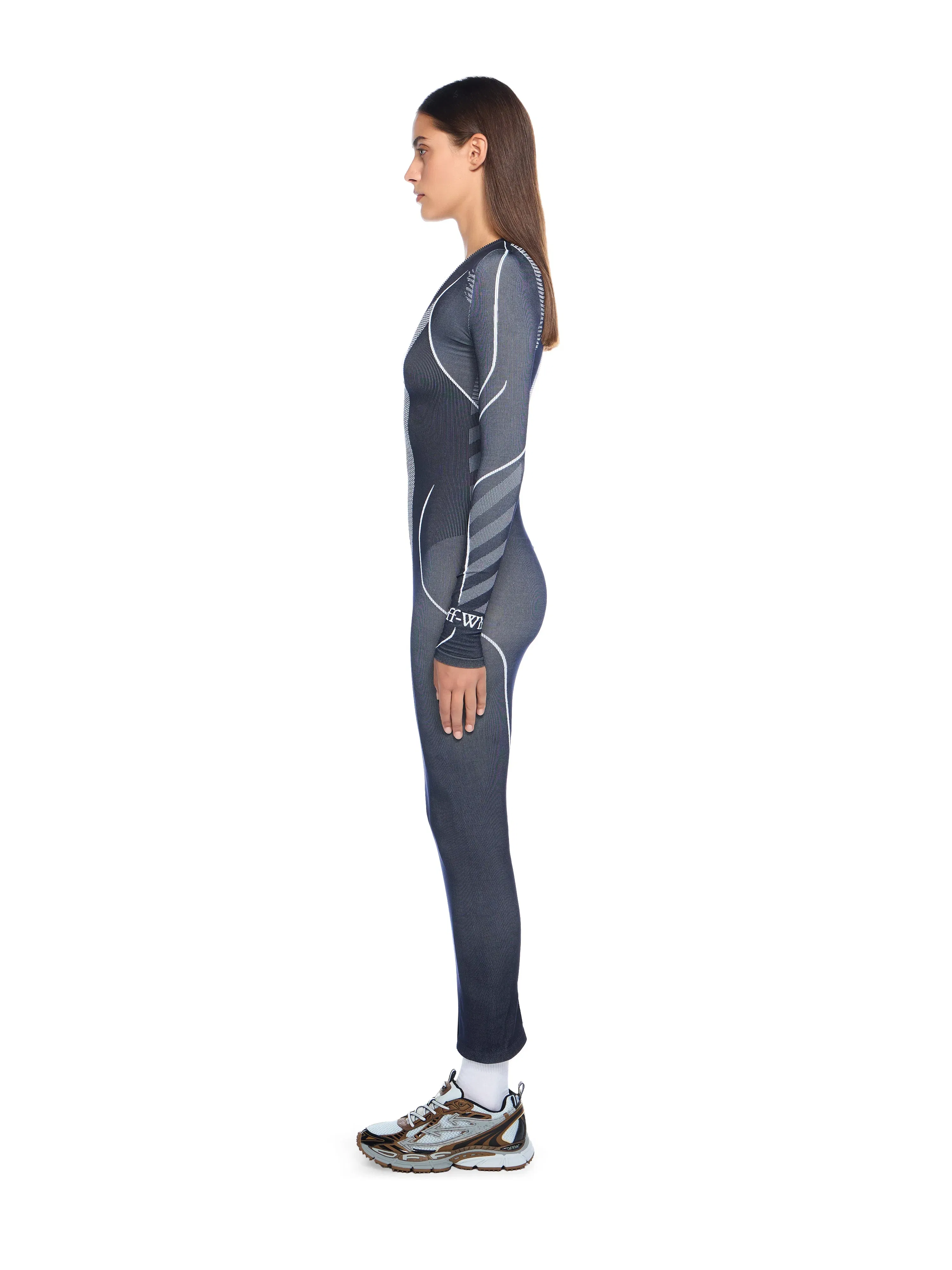 Off-White Diag Seamless Zip Dress