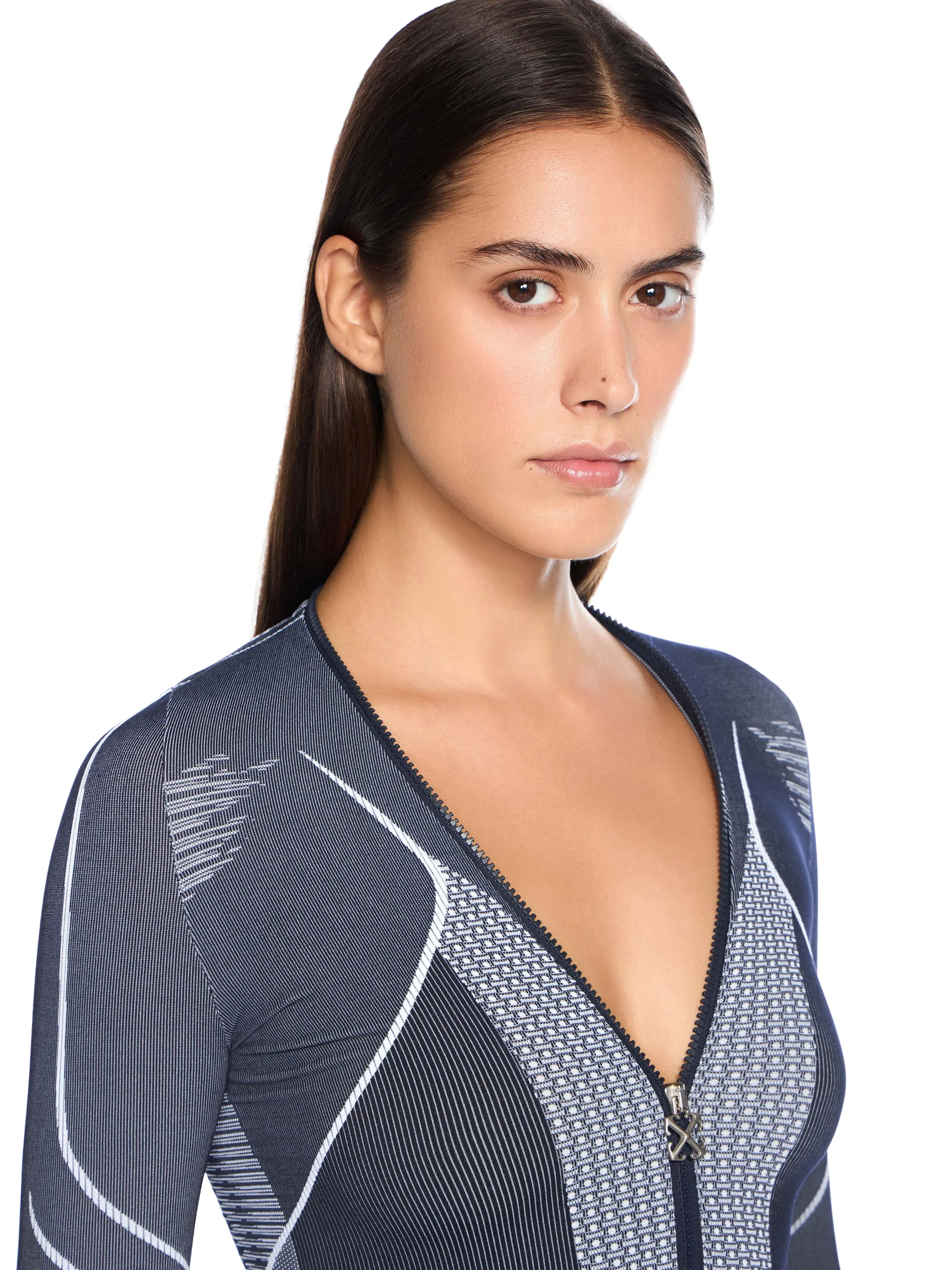Off-White Diag Seamless Zip Dress