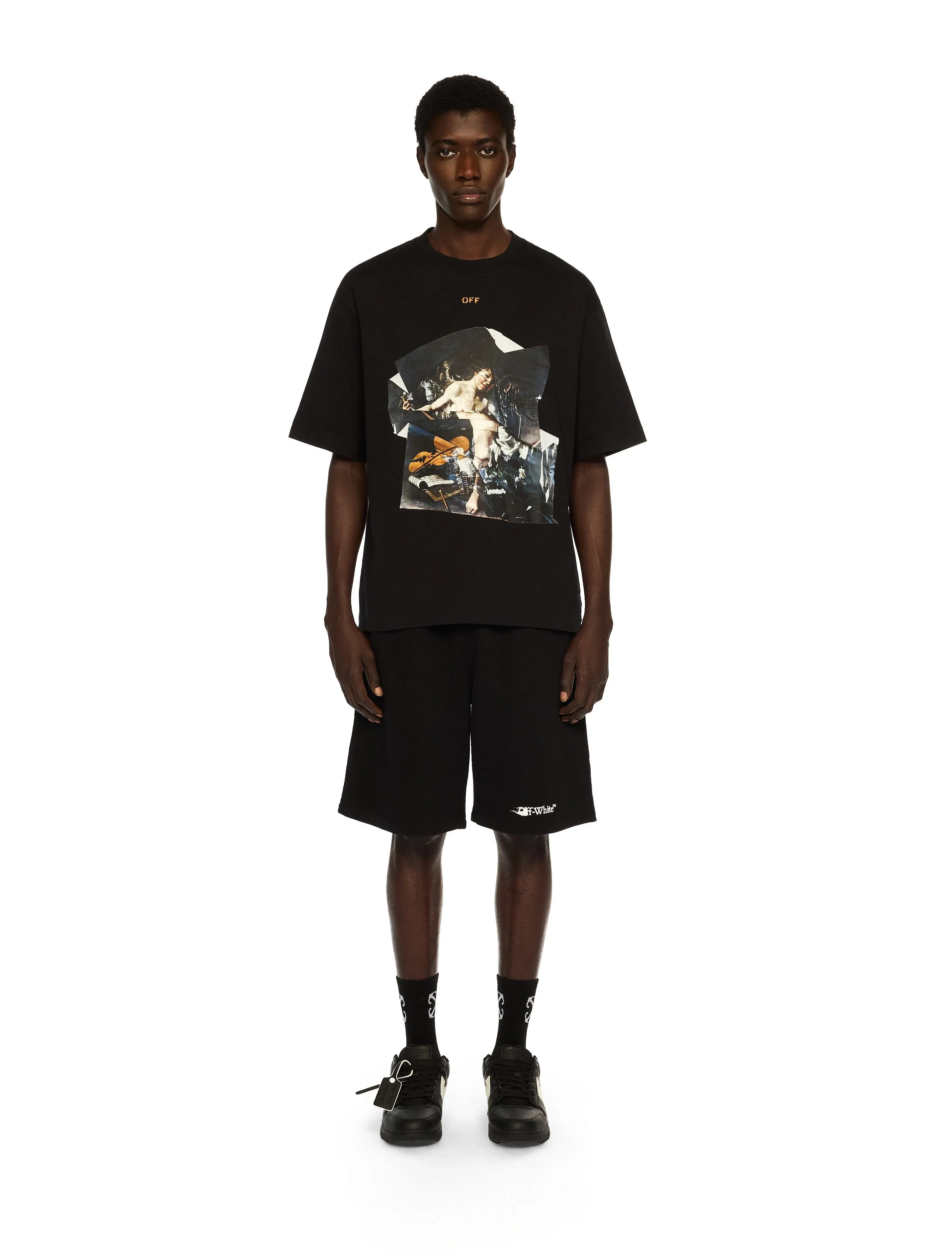 Off-White Cupid Paper Skate Logo Tee