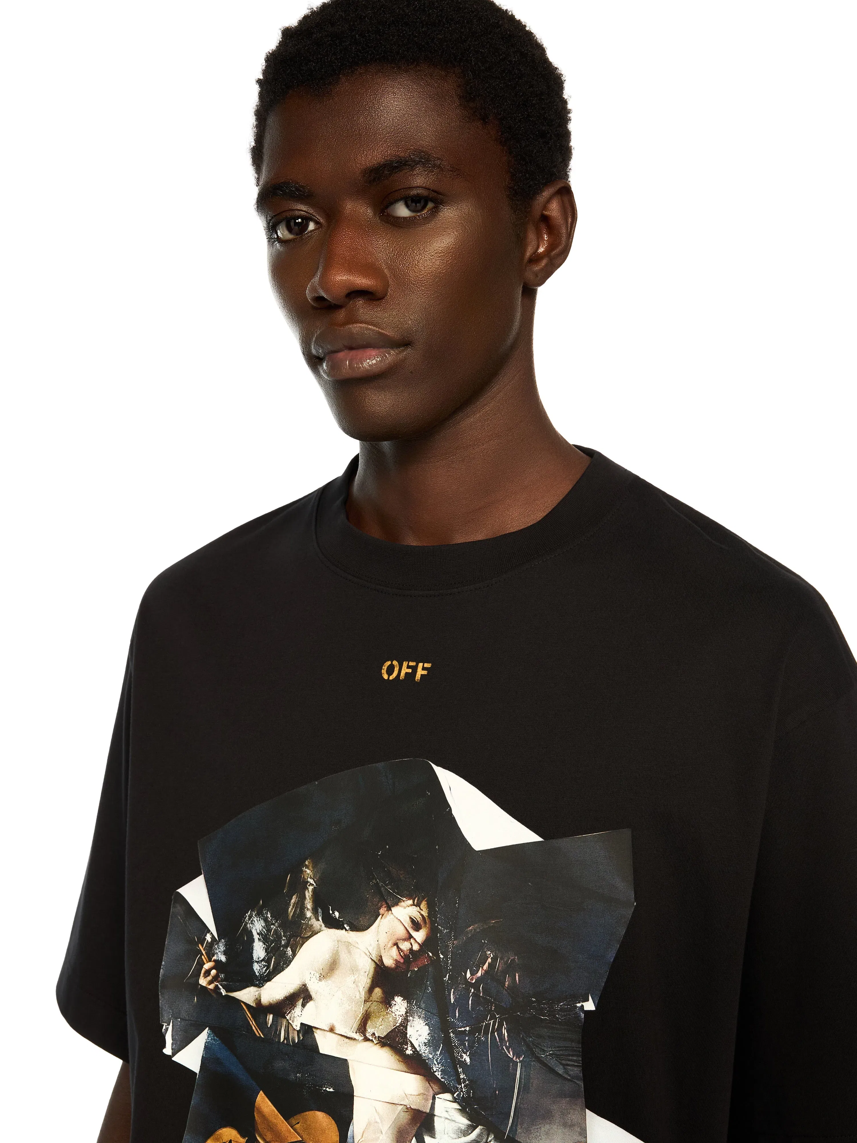 Off-White Cupid Paper Skate Logo Tee