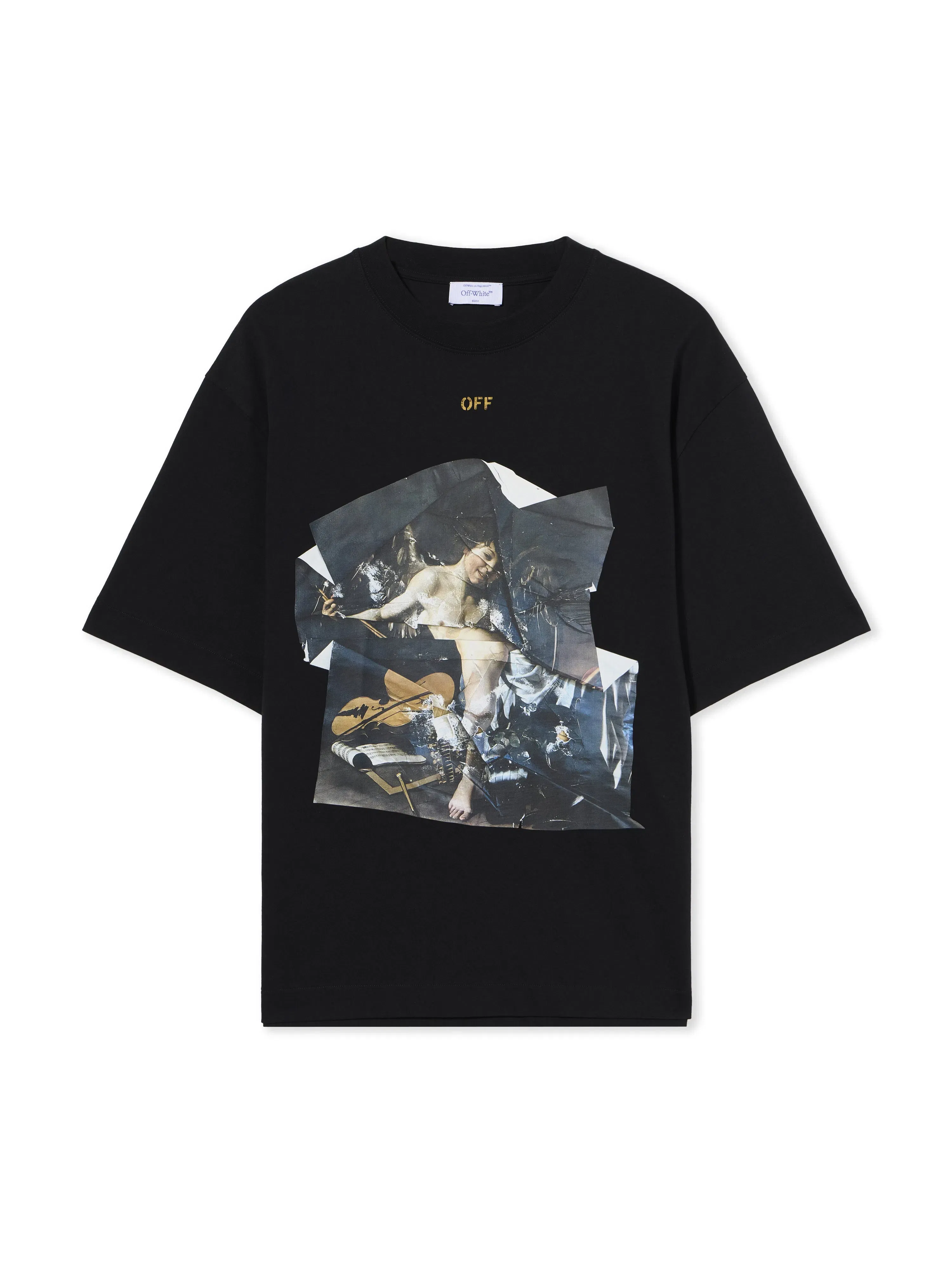 Off-White Cupid Paper Skate Logo Tee