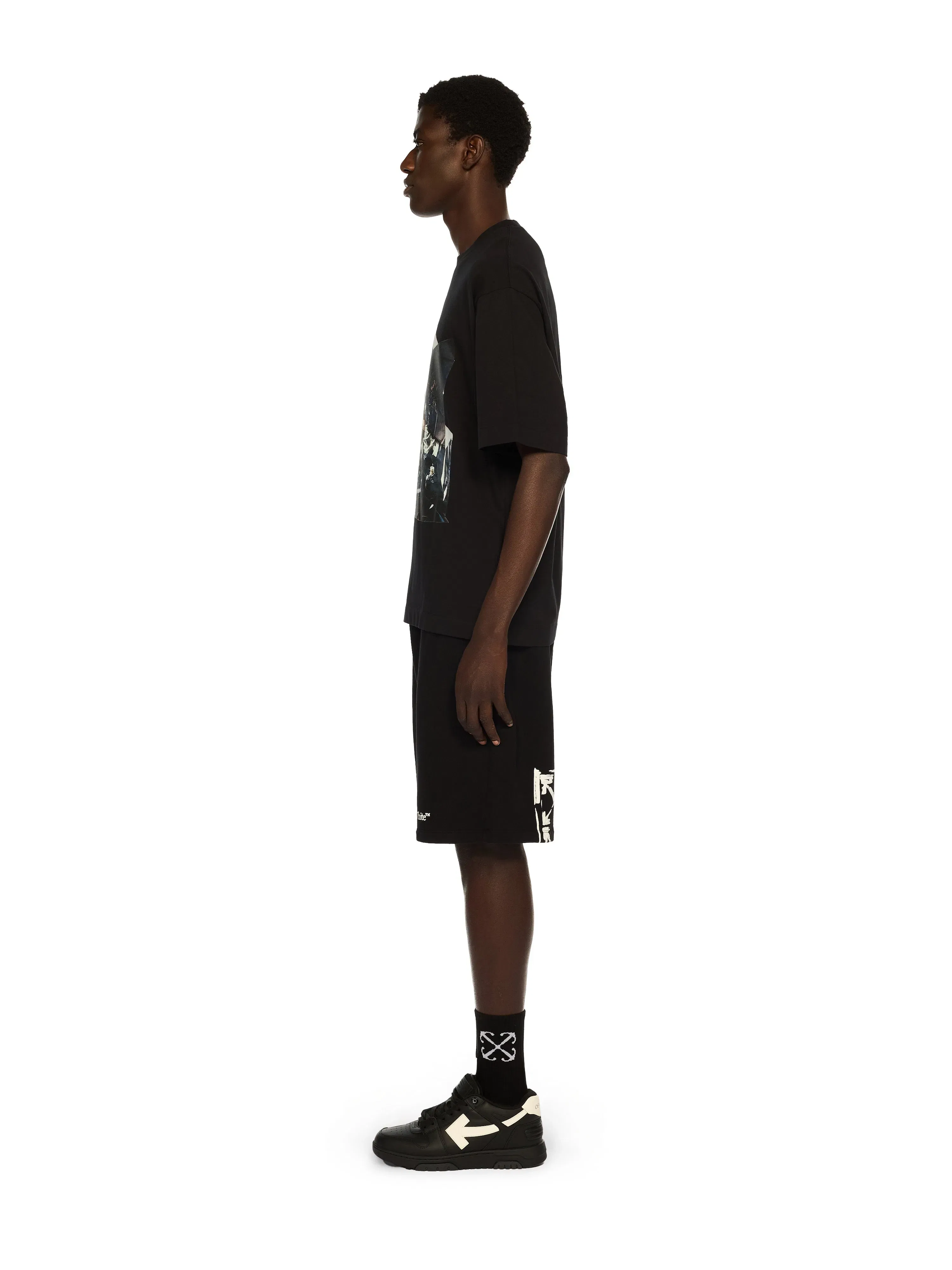 Off-White Cupid Paper Skate Logo Tee