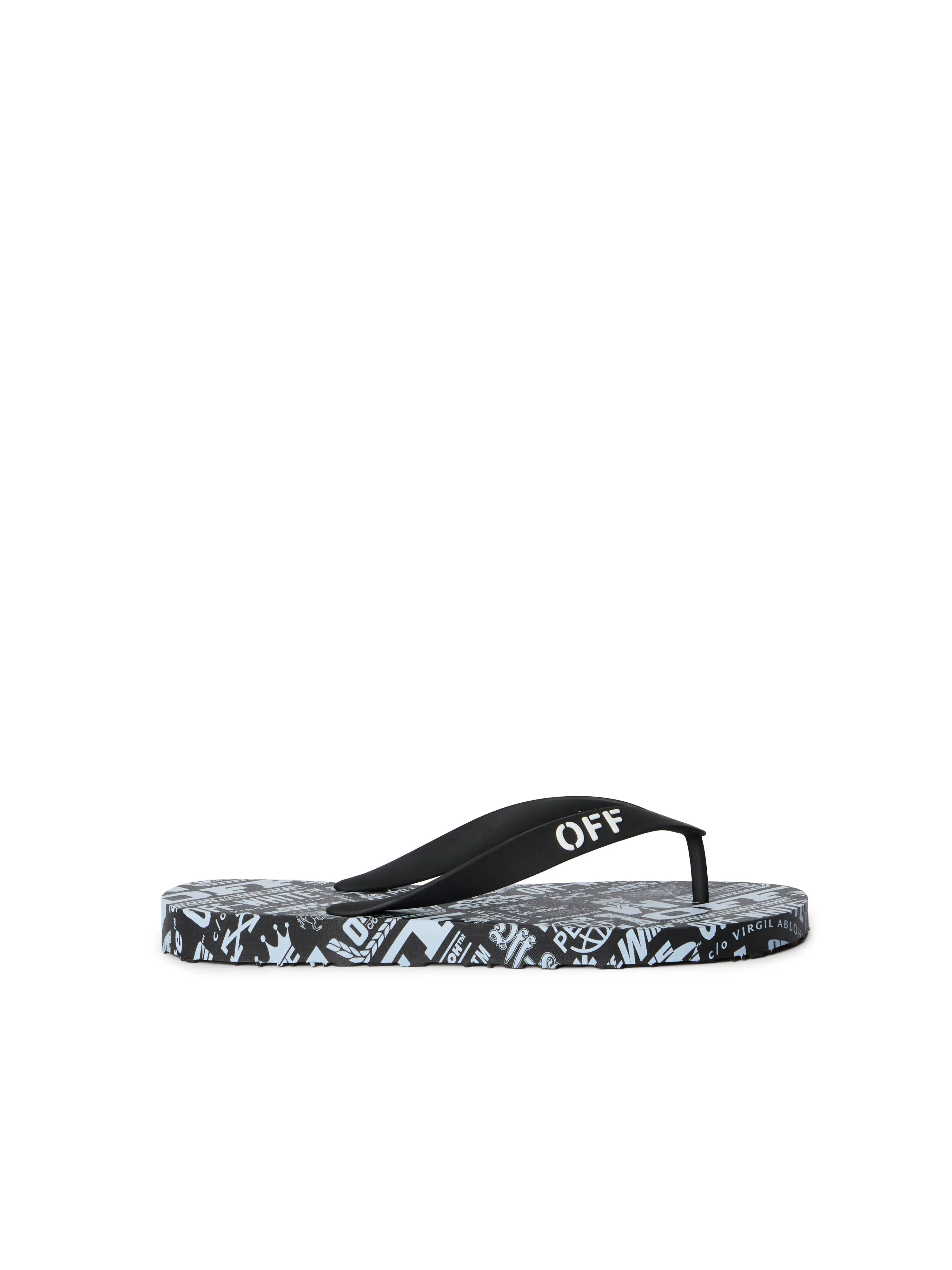 Off-White Off Stamp Flip Flops Womens White