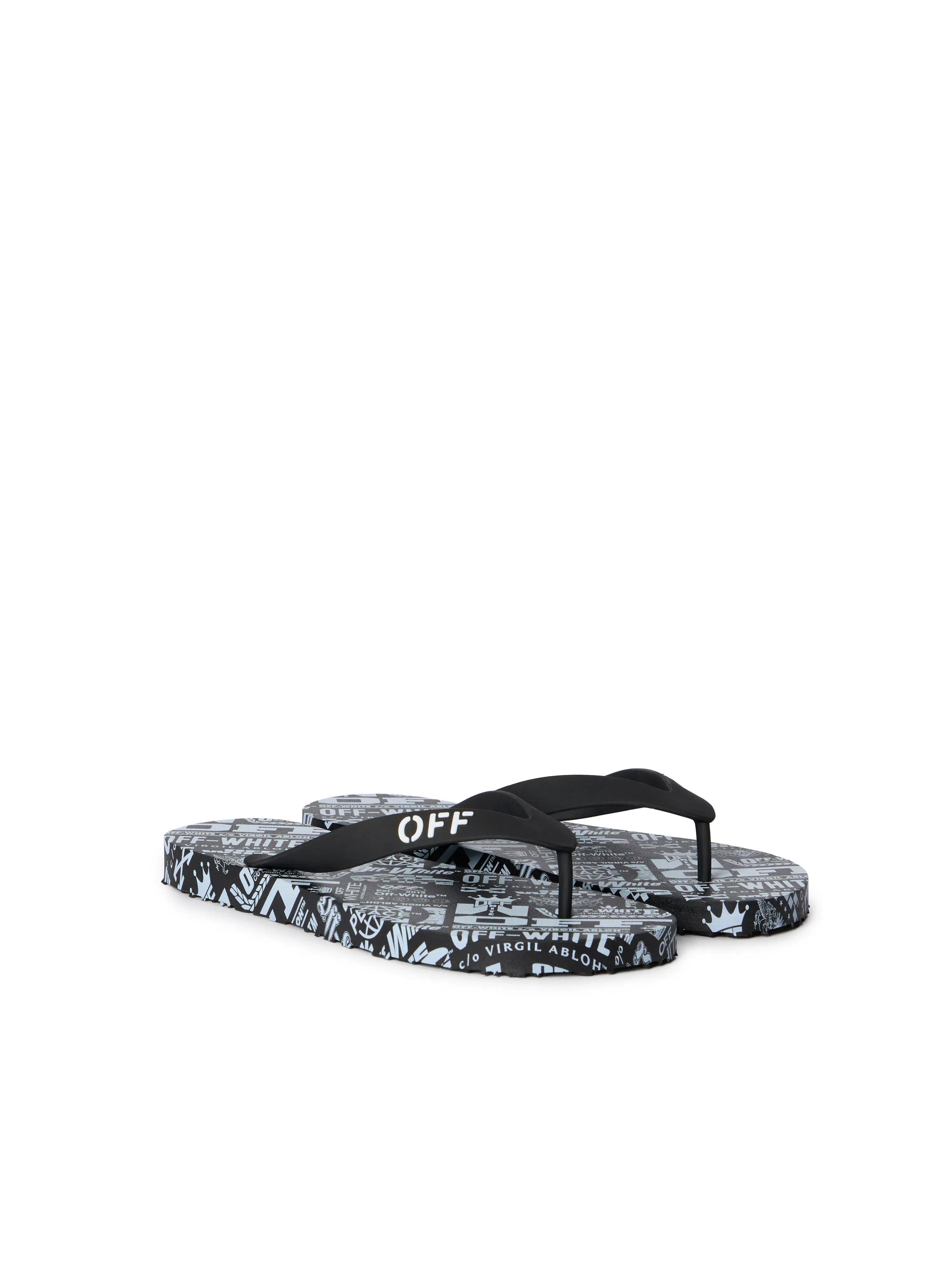 Off-White Off Stamp Flip Flops Womens White