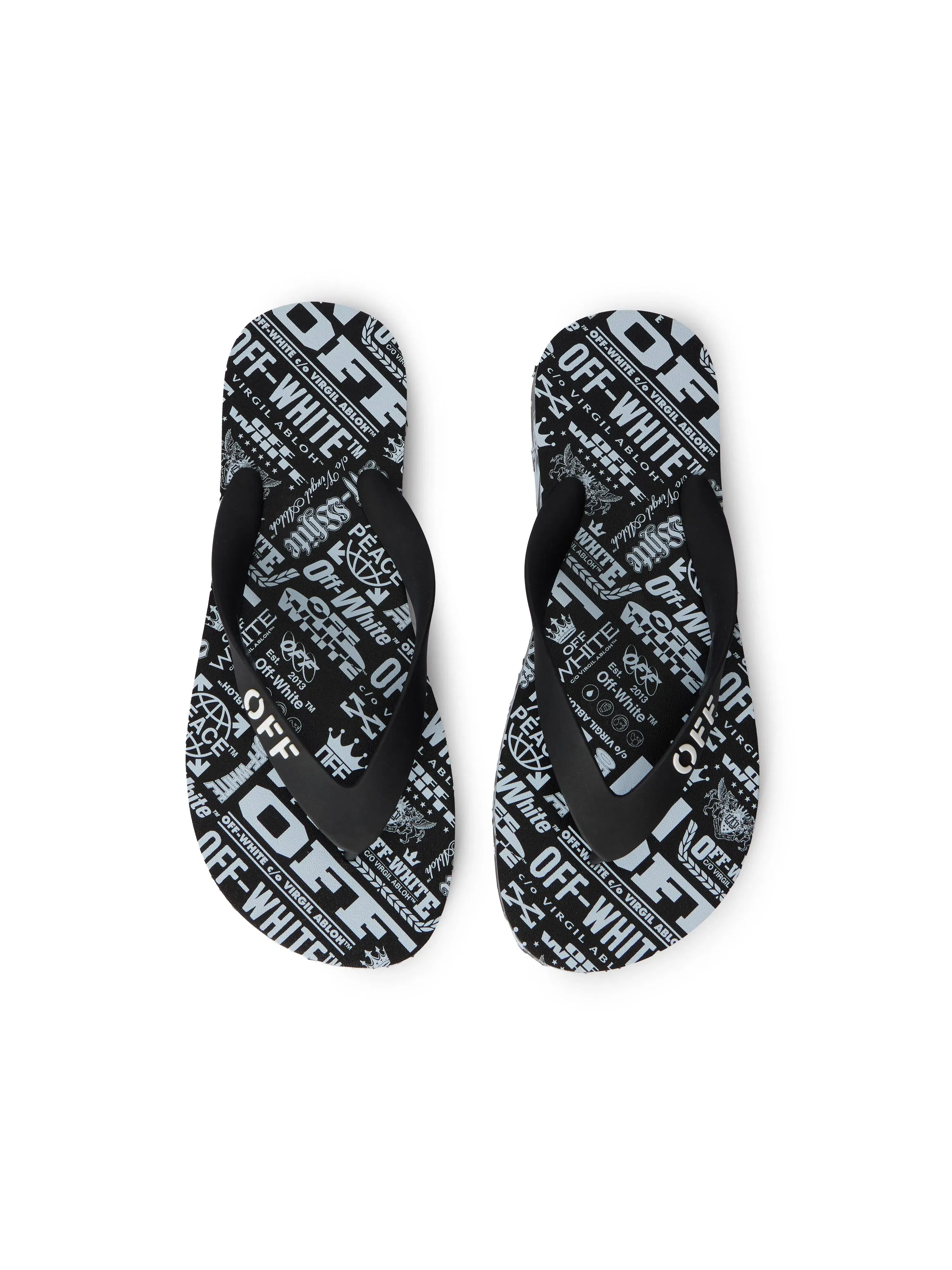 Off-White Off Stamp Flip Flops Womens White