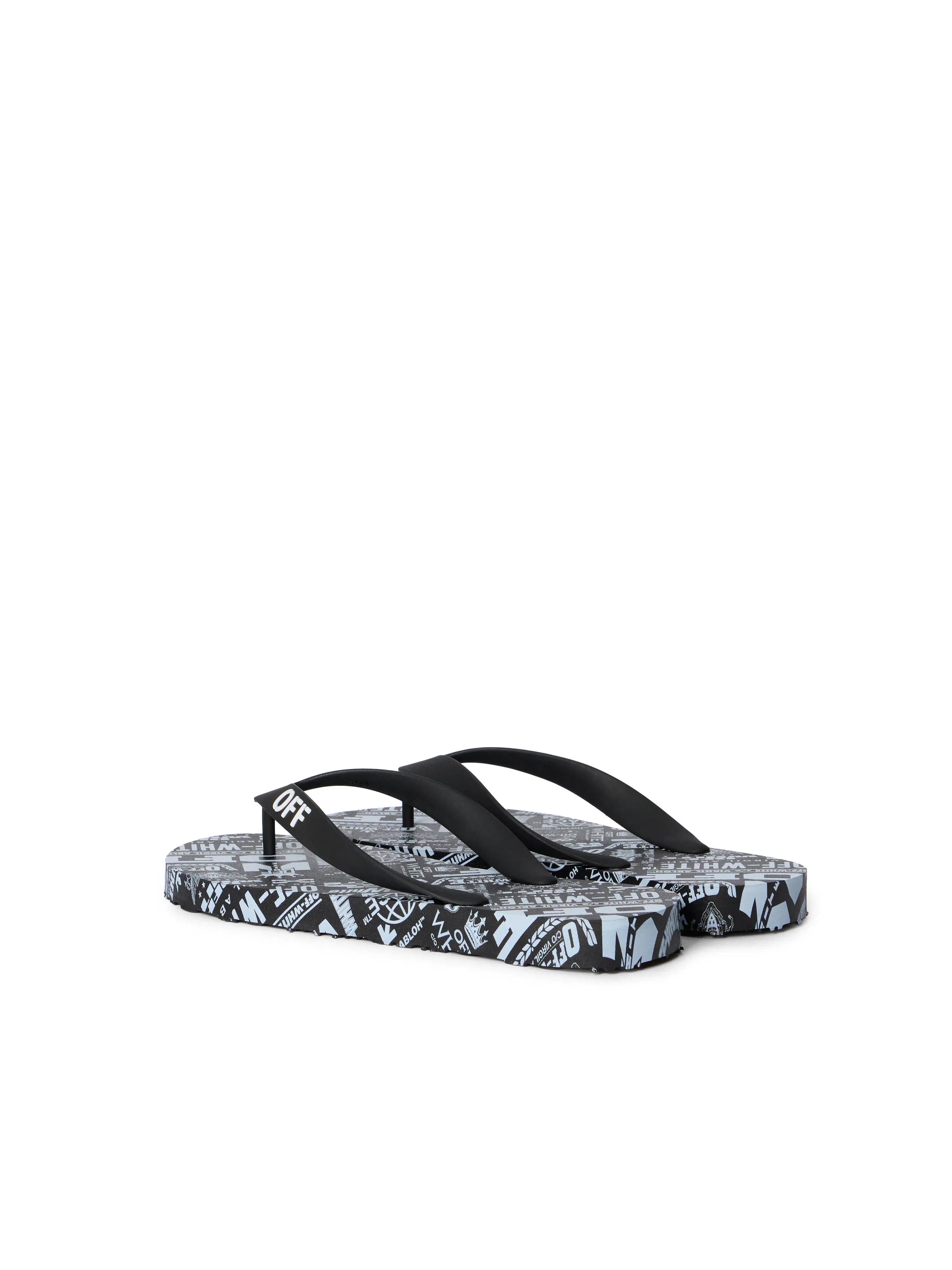 Off-White Off Stamp Flip Flops Womens White