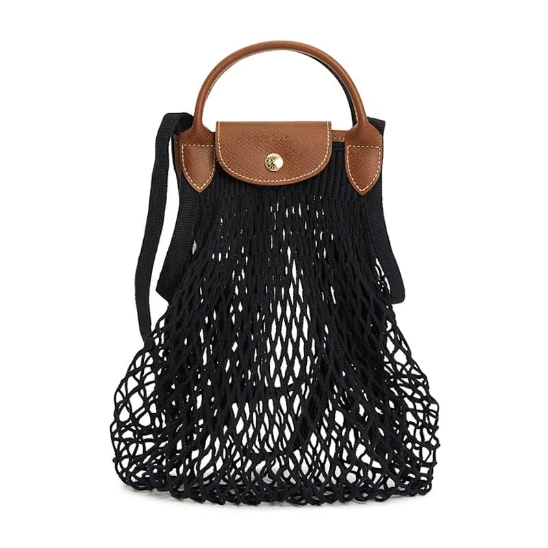 Longchamp Le Pliage Filet L Tote Bag Black