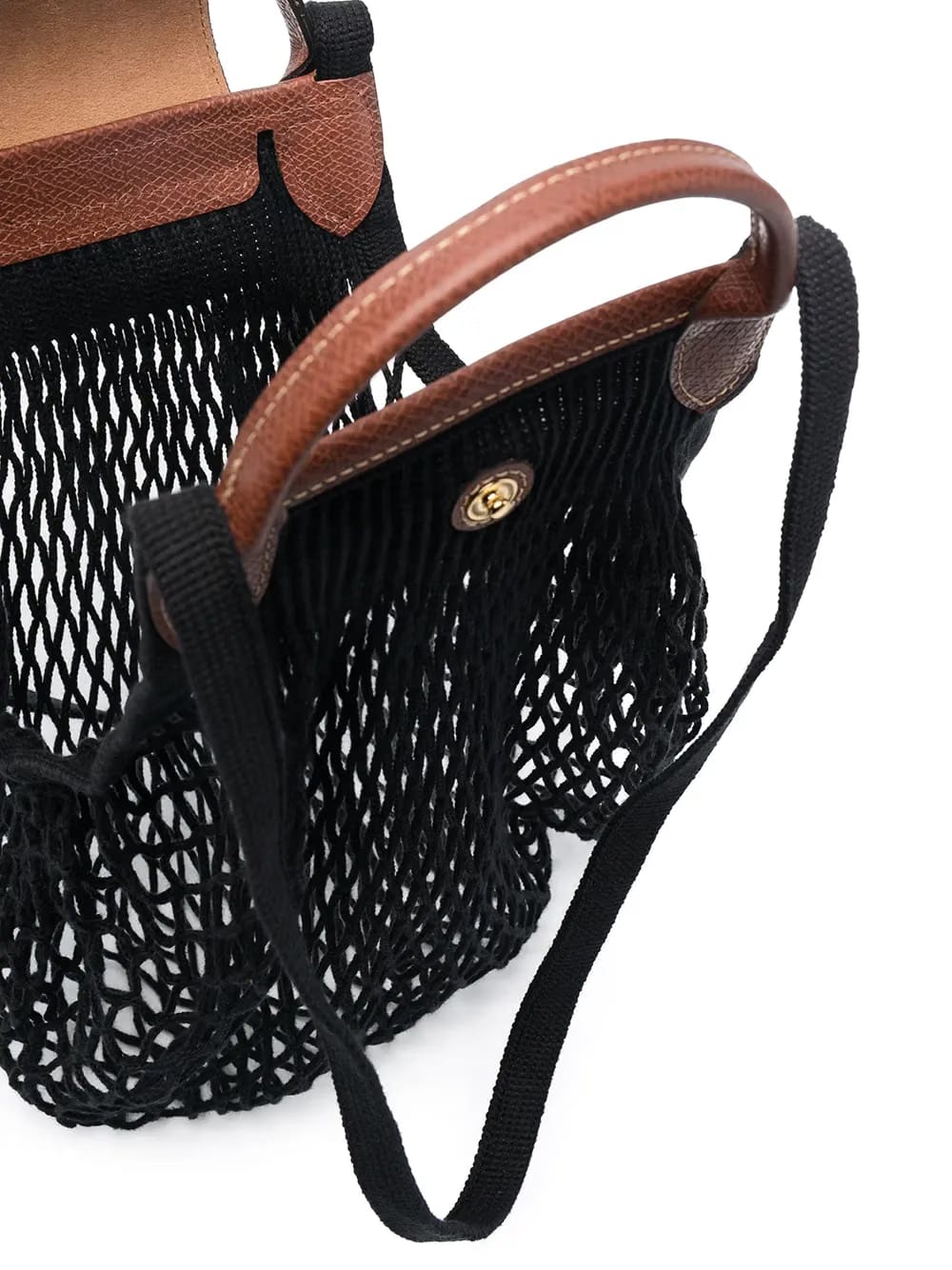 Longchamp Le Pliage Filet L Tote Bag Black