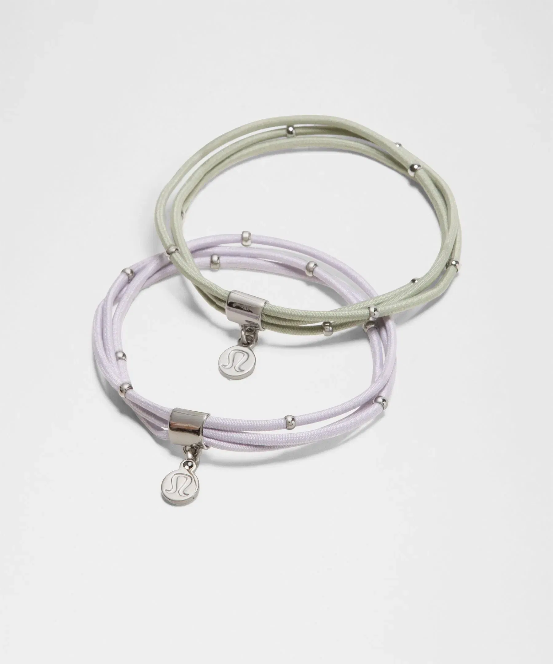 Lululemon Multi-Band Charm Hair Elastics *2 Pack