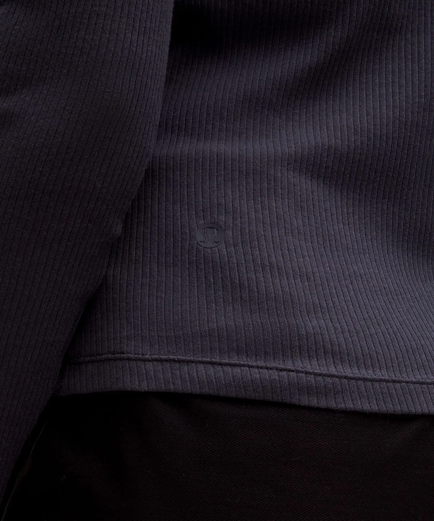 Lululemon Women's Sheer Cotton Ribbed Crewneck Long-Sleeve Shirt