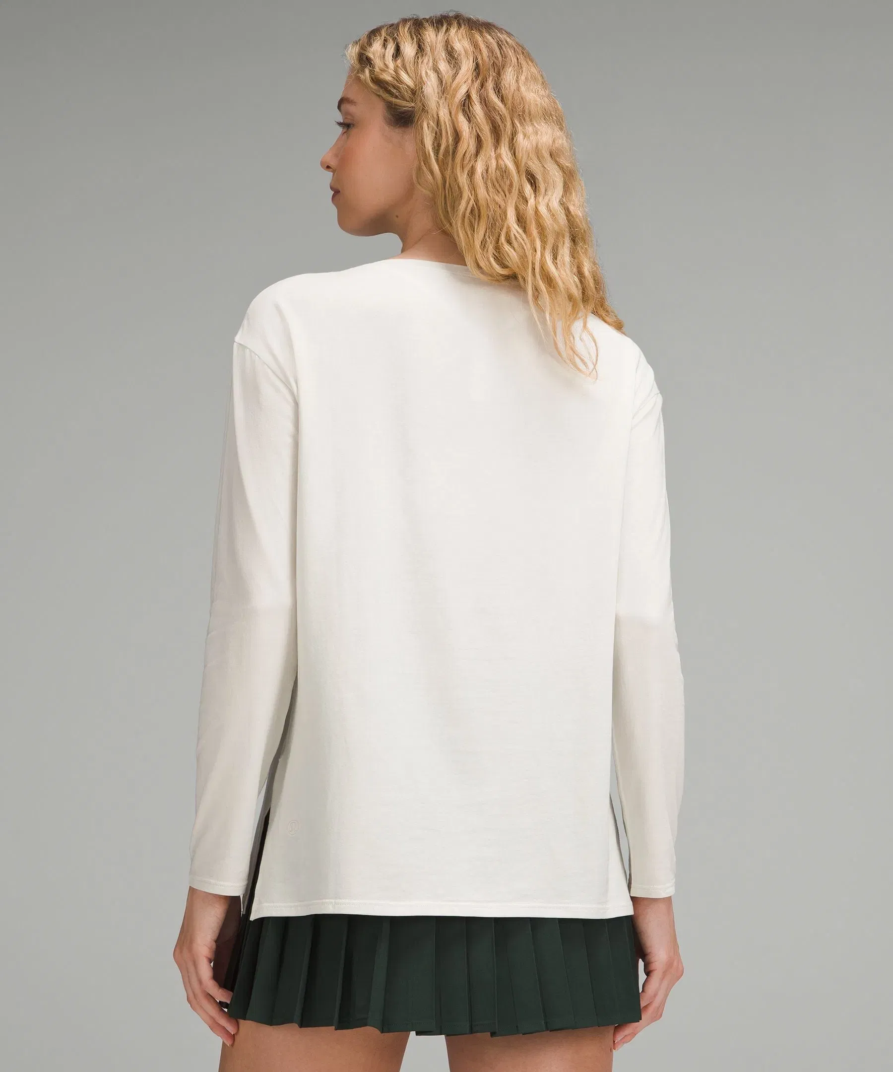 Lululemon Women's Relaxed-Fit Boatneck Long-Sleeve Shirt