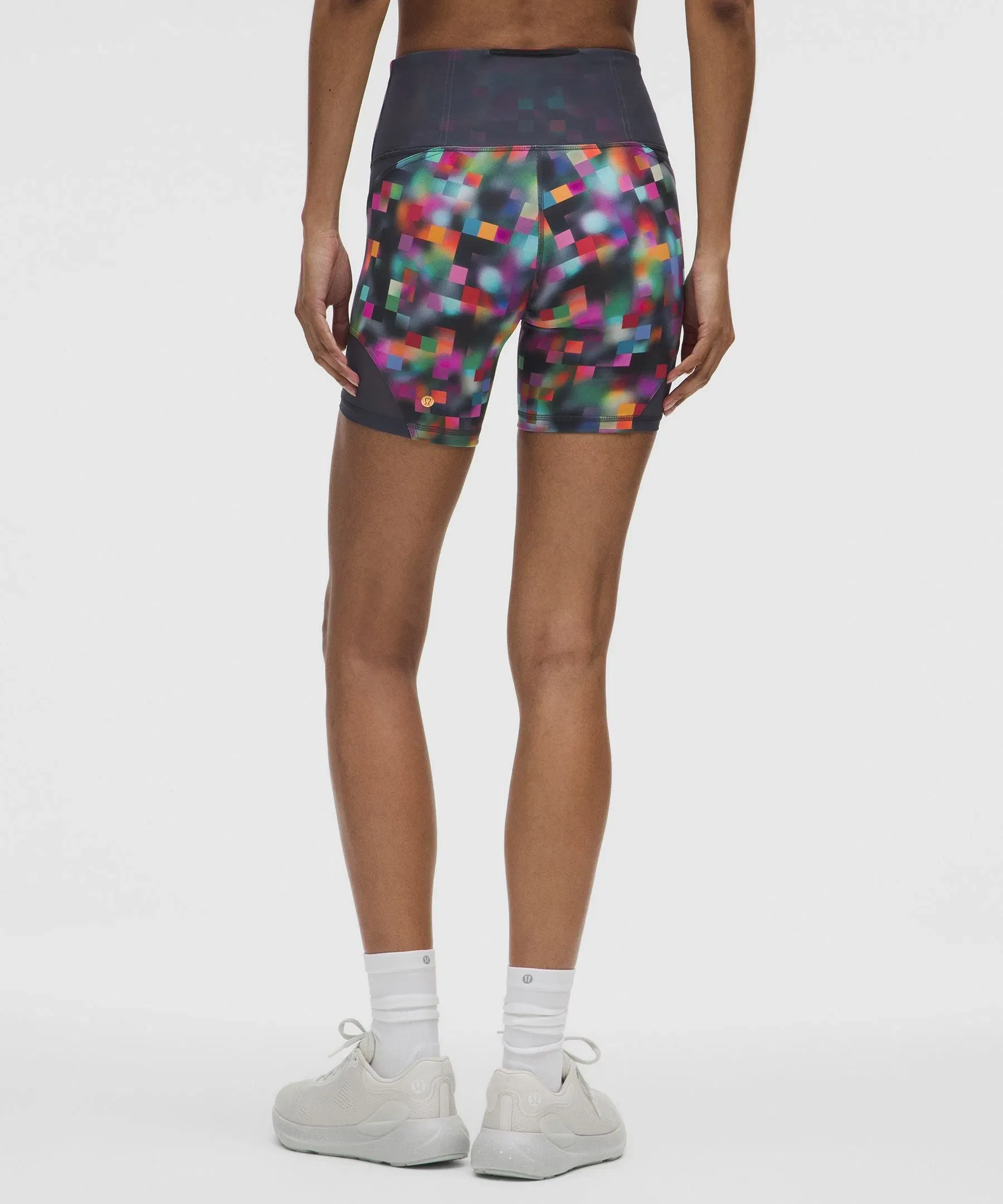 Lululemon Women's Wunder Train Mesh Panel High-Rise Short 6" *Pride