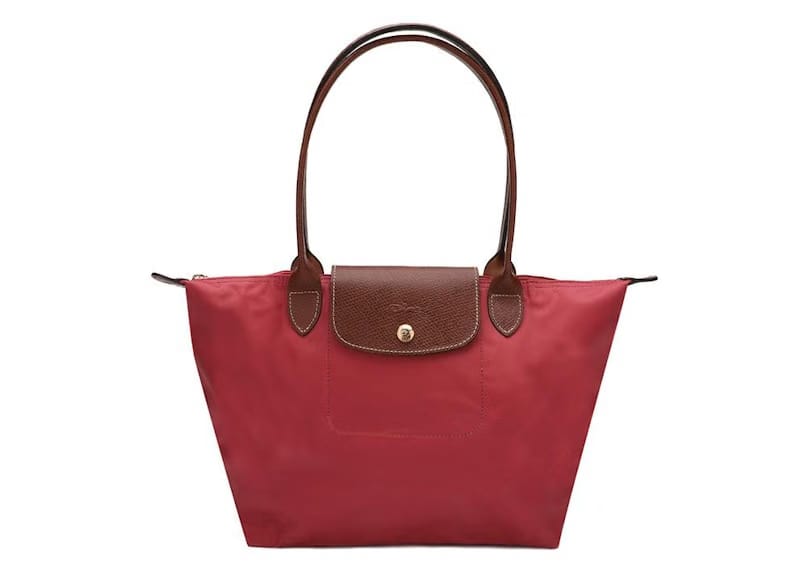 Longchamp Le Pliage Tote Red