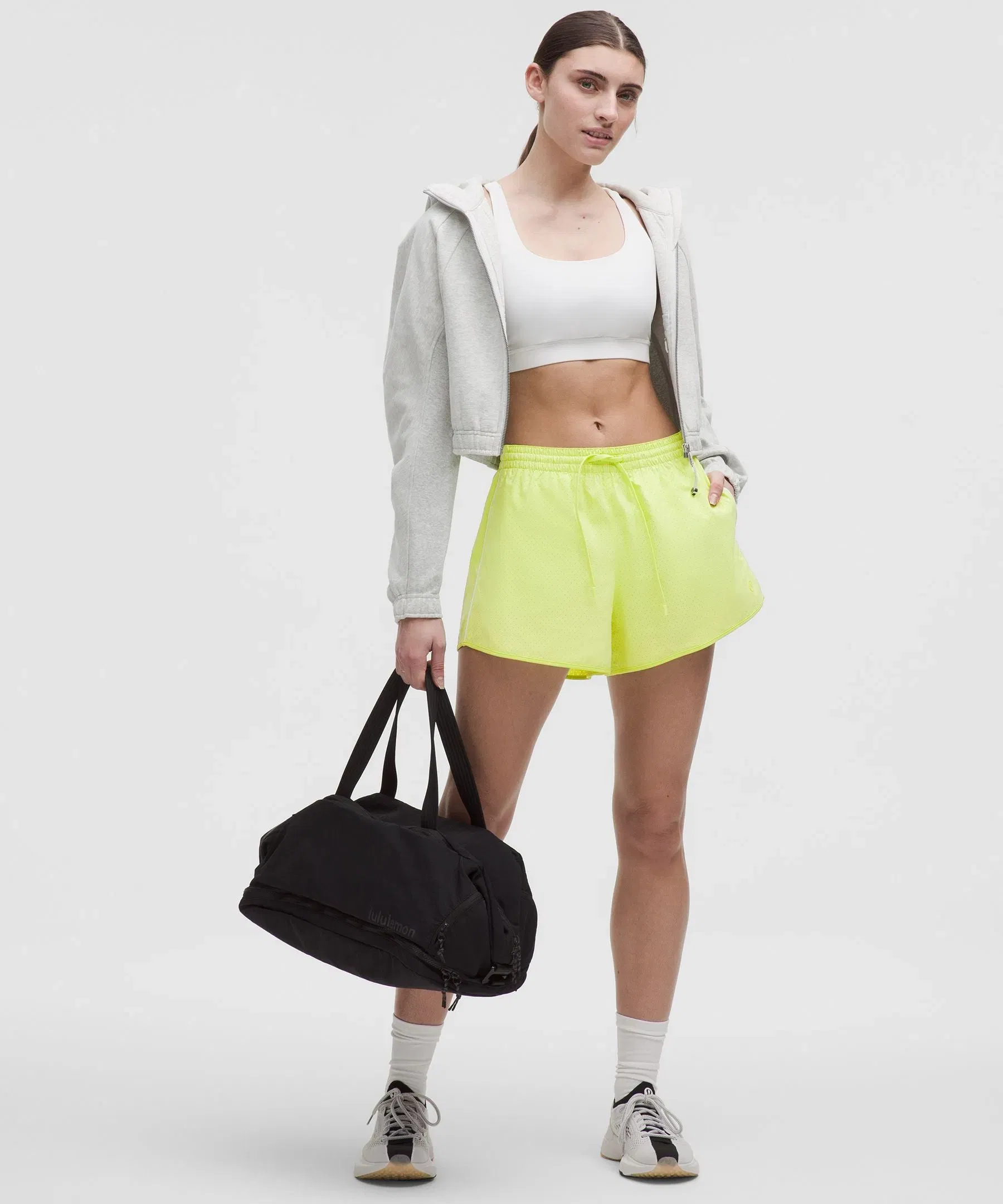 Lululemon Women's Court Rival High-Rise Short 3" *Perforated
