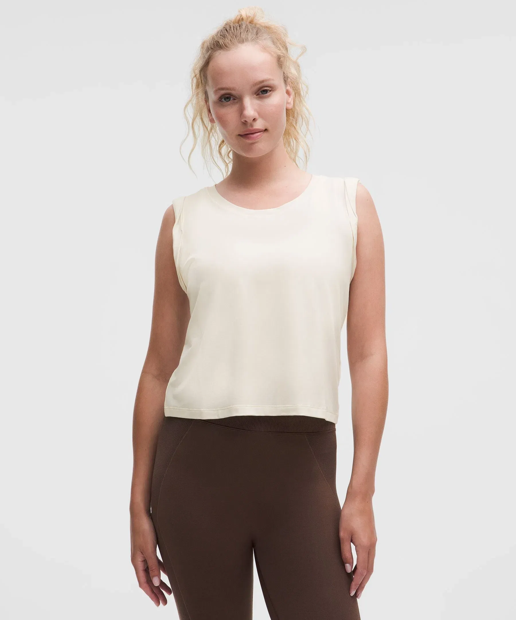Lululemon Women's Jersey Training Rolled Cuff Tank Top